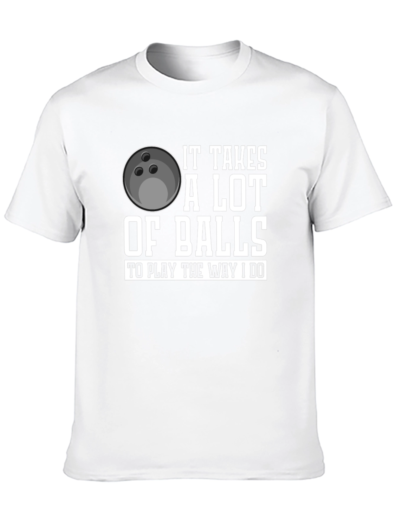 Funny Bowling Balls T-Shirt for Men