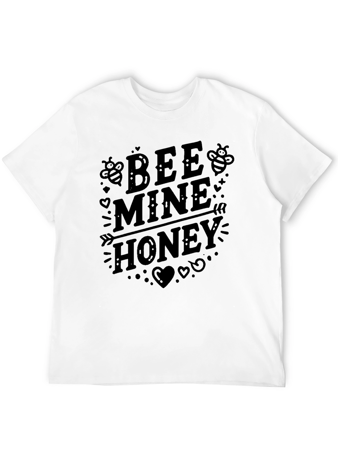Bee Mine Honey Valentines Day Graphic Tee