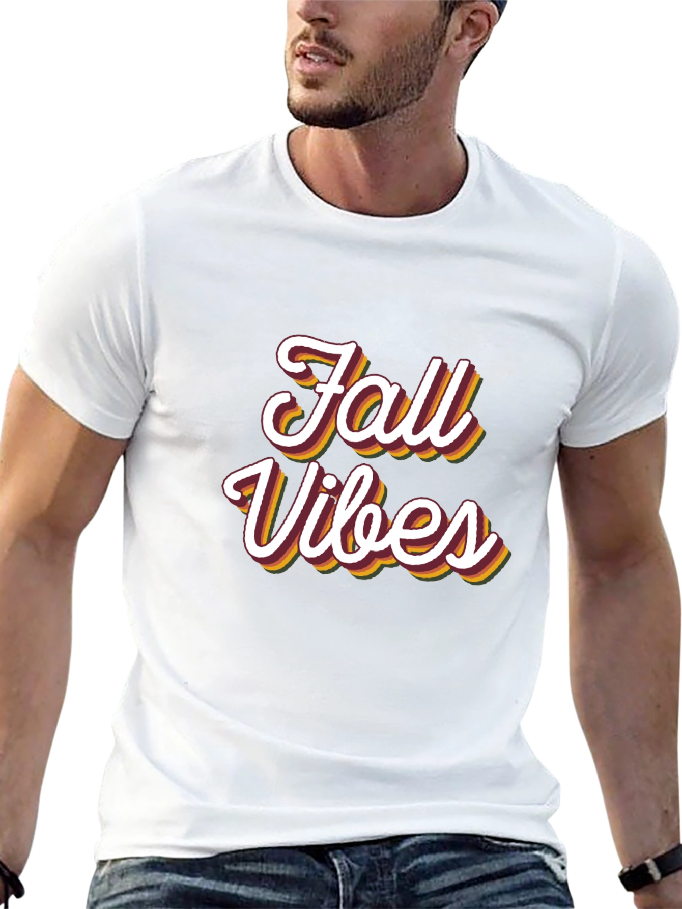 Fall Vibes Black T-Shirt