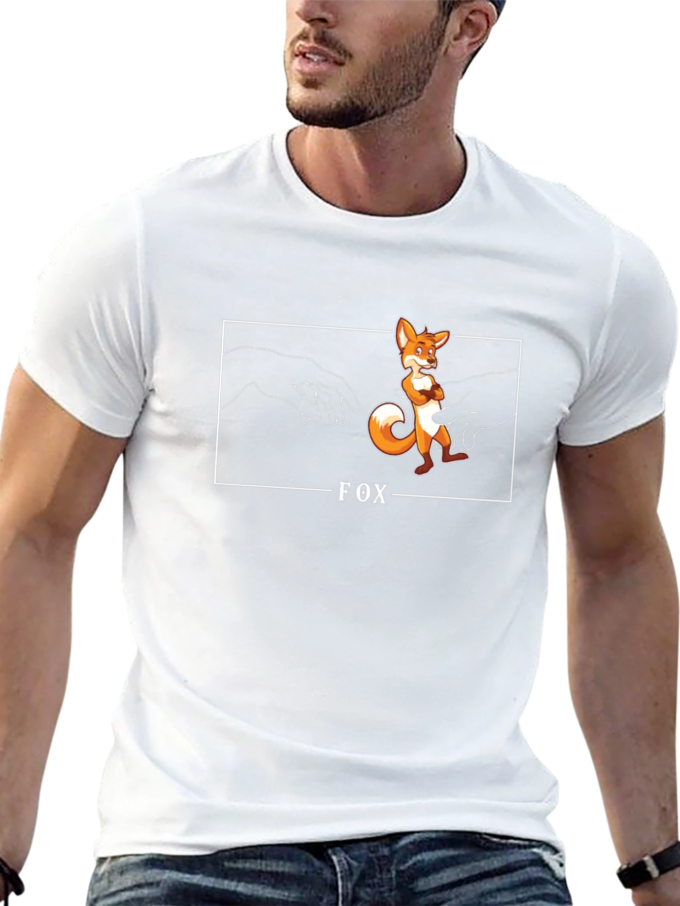 Fox Creation Parody Graphic T-Shirt