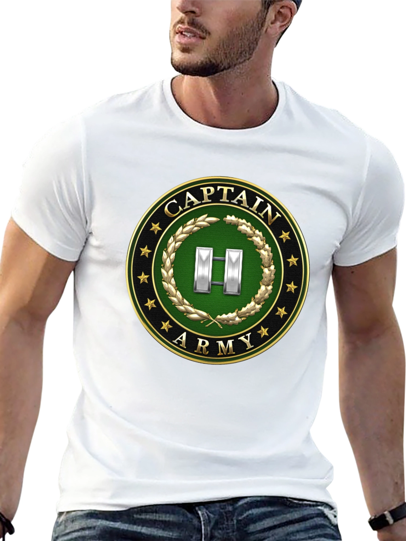 Army Captain T-Shirt - Military Rank Tee