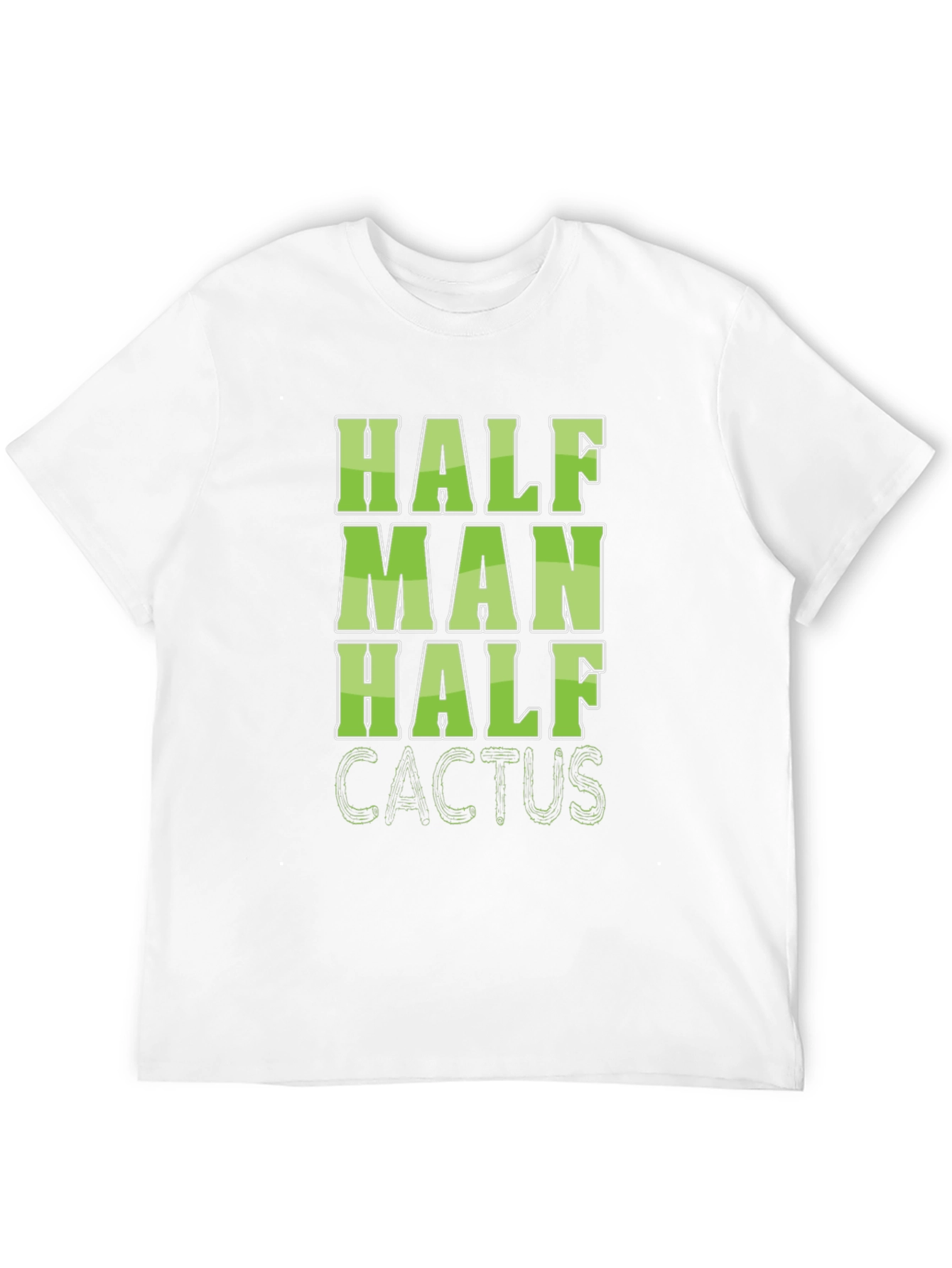 Half Man Half Cactus Graphic Tee