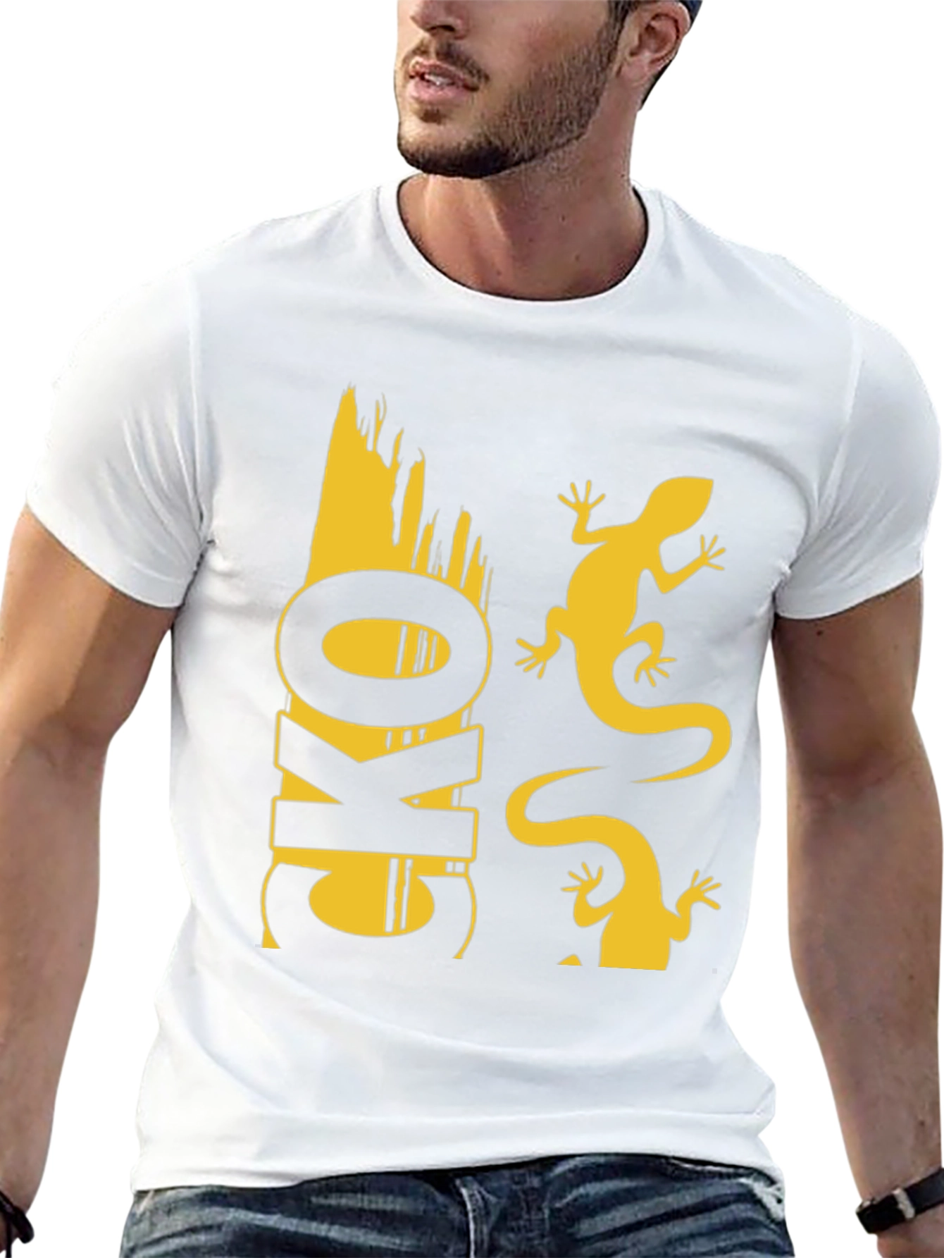 Cool Graphic Tee - Lizards & Lettering