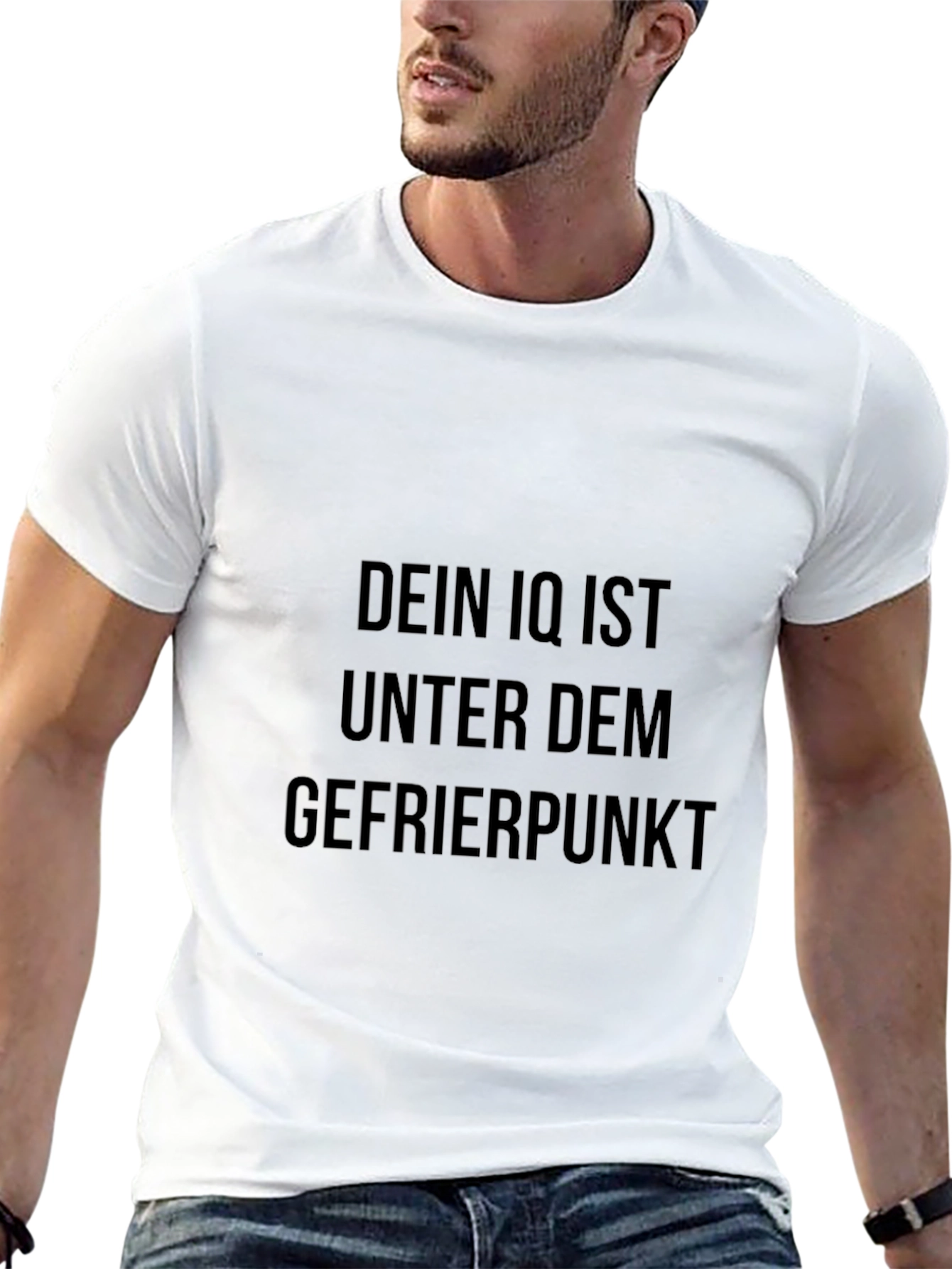 Funny German Slogan Black T-Shirt