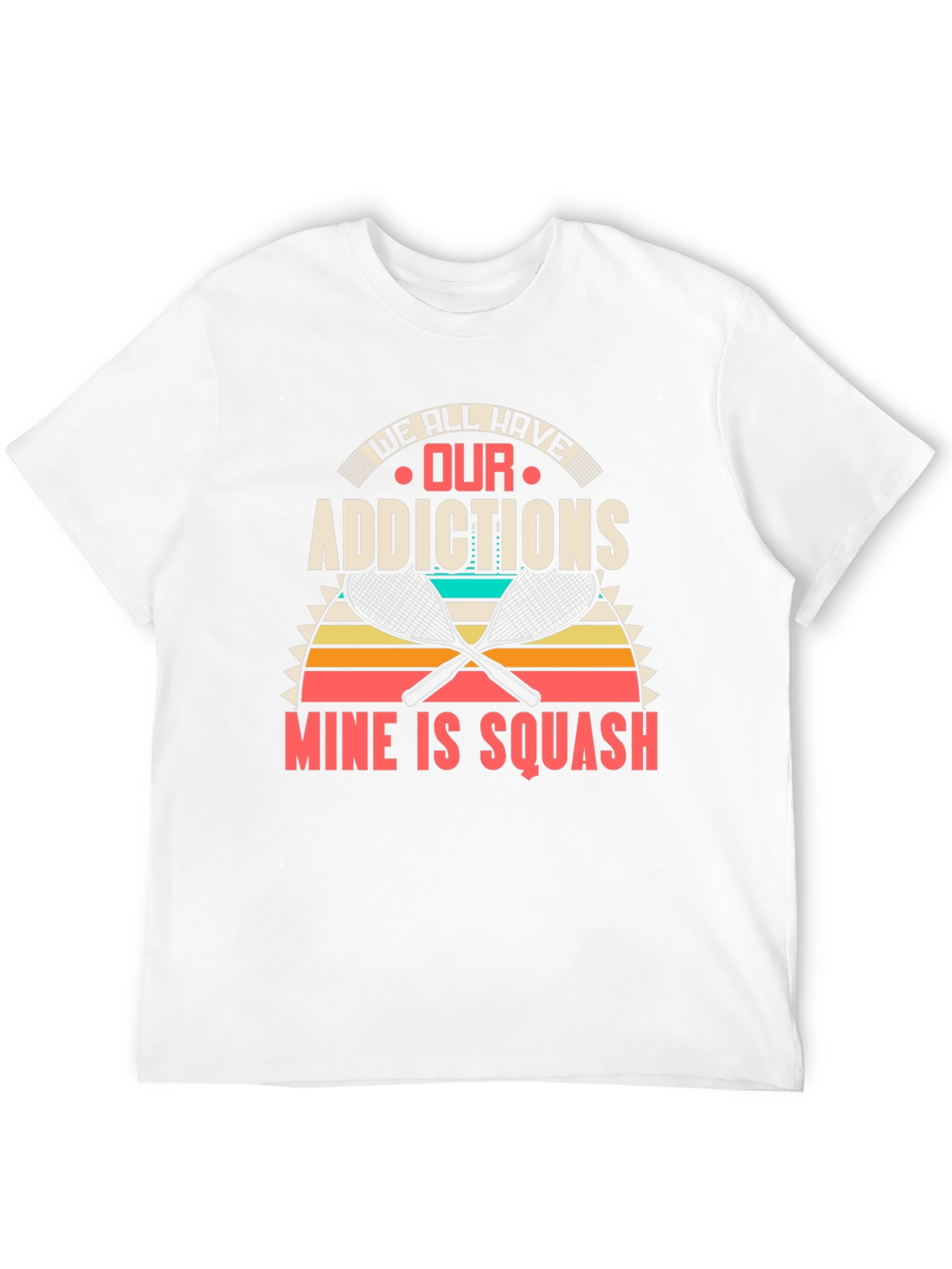 Squash Addiction T-Shirt - Unisex Graphic Tee