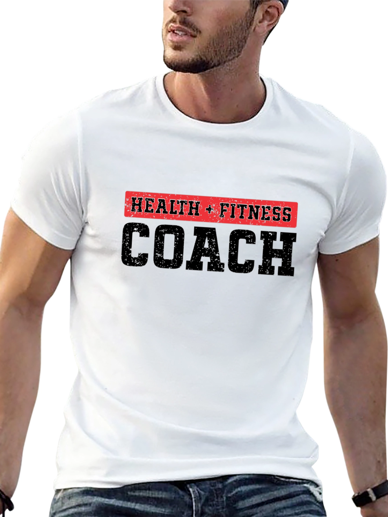 Health & Fitness Coach Black T-Shirt