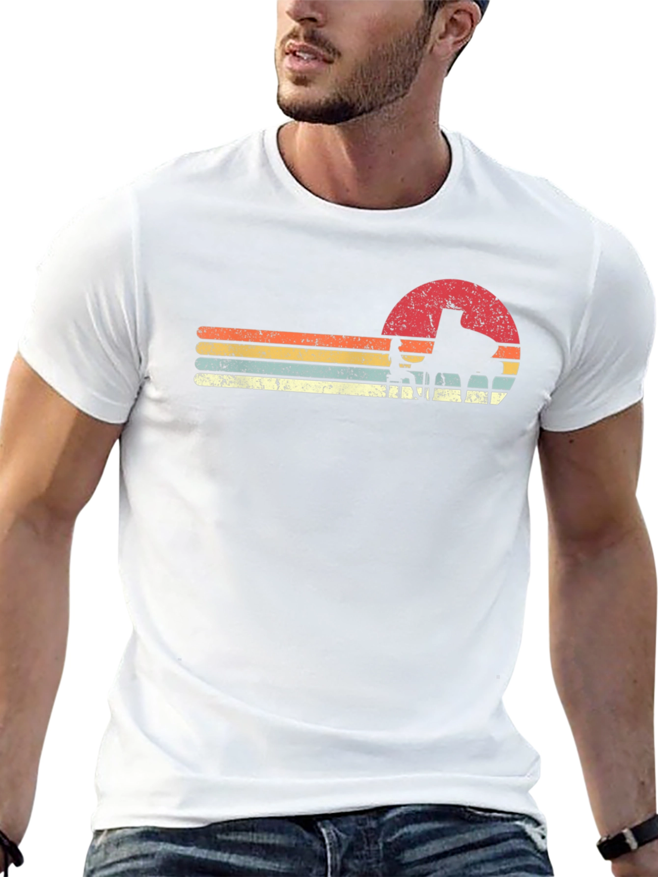 Retro Piano Sunset T-Shirt - Musicians Style