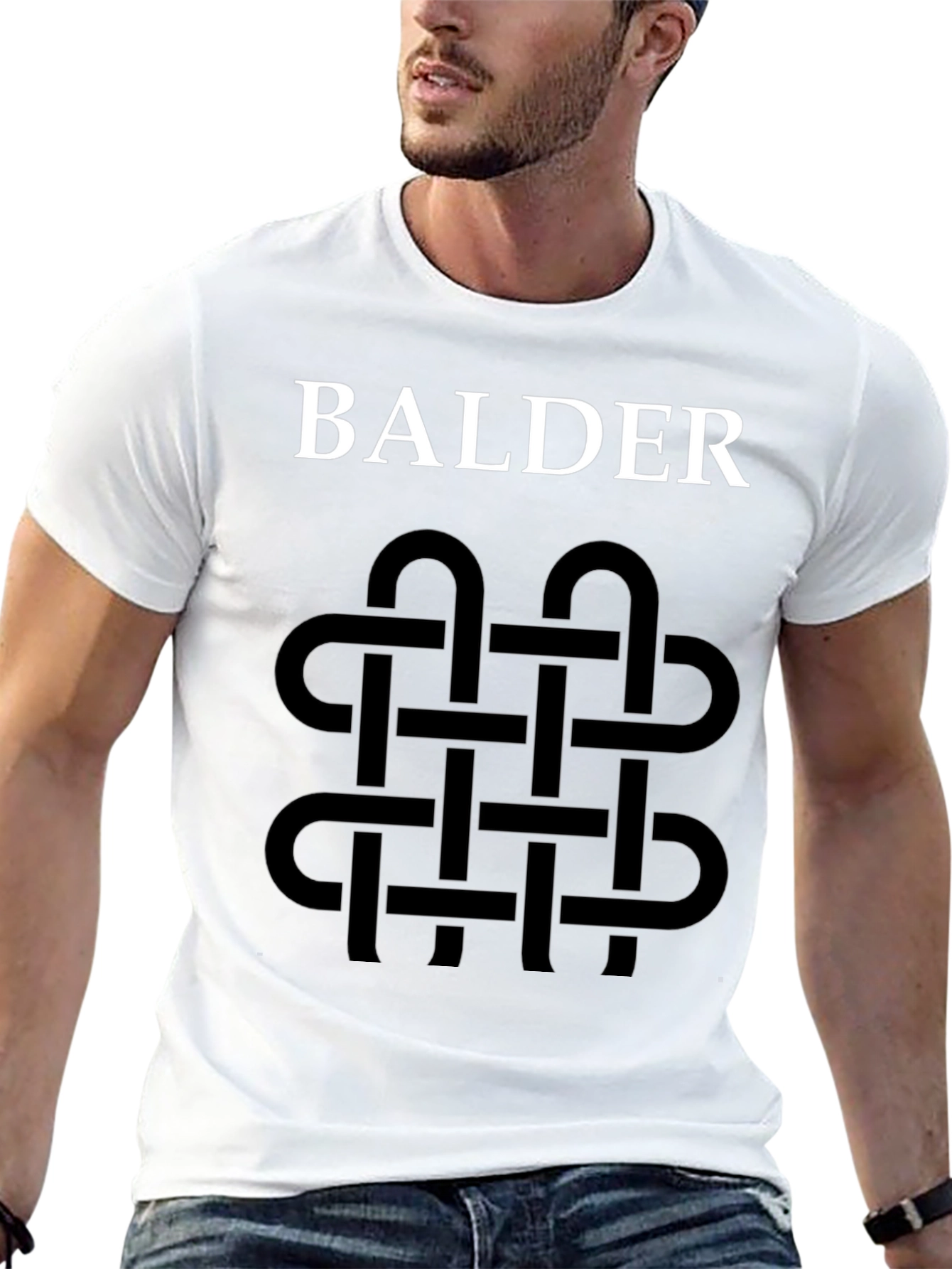 Balder T-Shirt with Celtic Knot Design