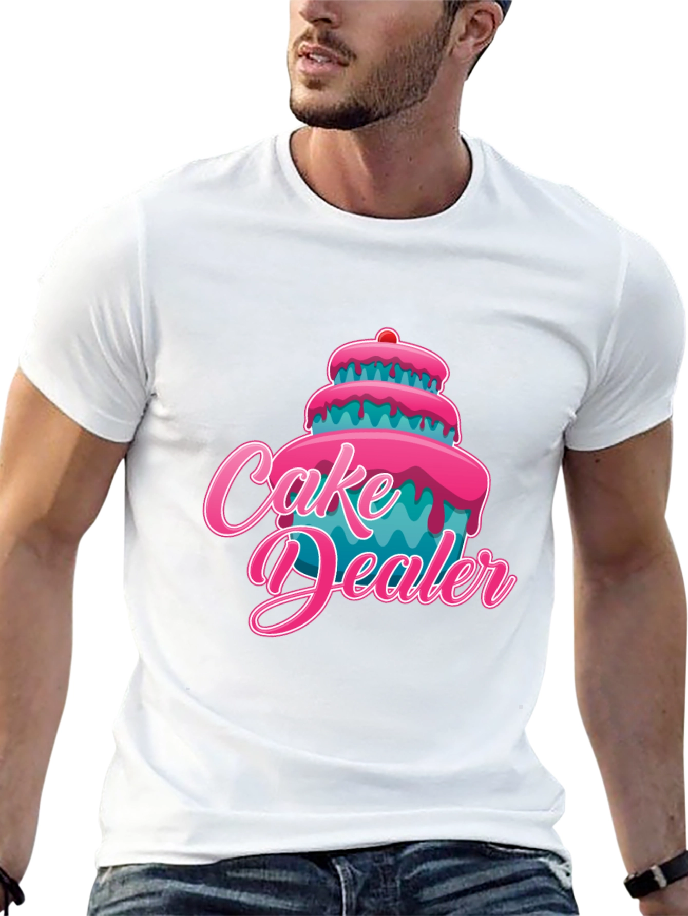 Cake Dealer T-Shirt Funny Dessert Lover Tee