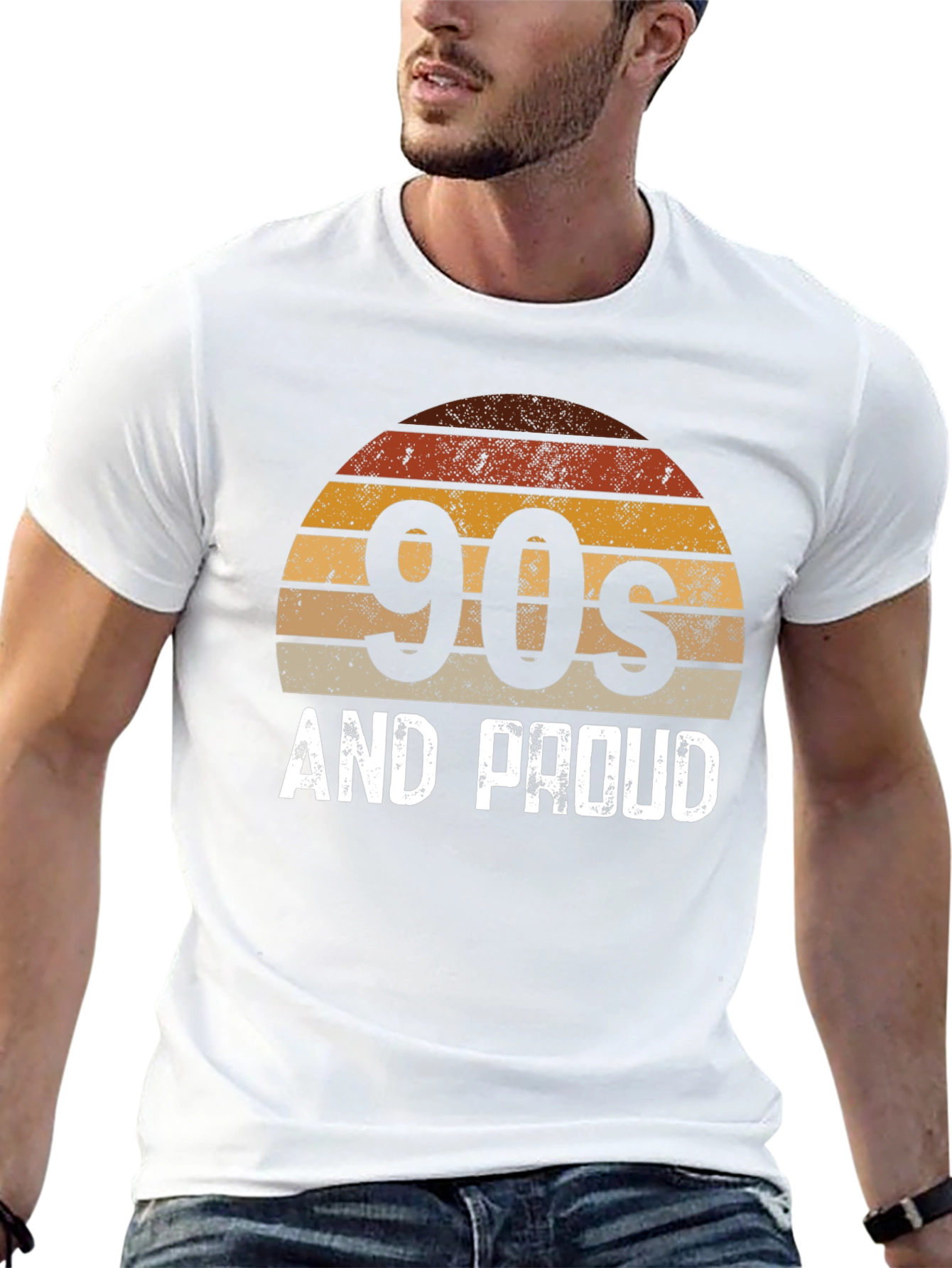 90s and Proud Graphic Tee Retro Style
