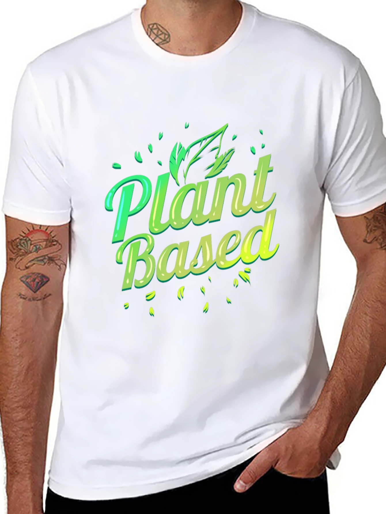 Plant Based Graphic Tee - Eco Friendly Vegan Shirt