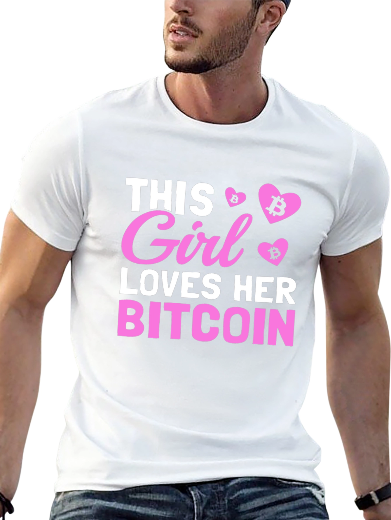 Bitcoin Girl T-Shirt - Crypto Lover Tee