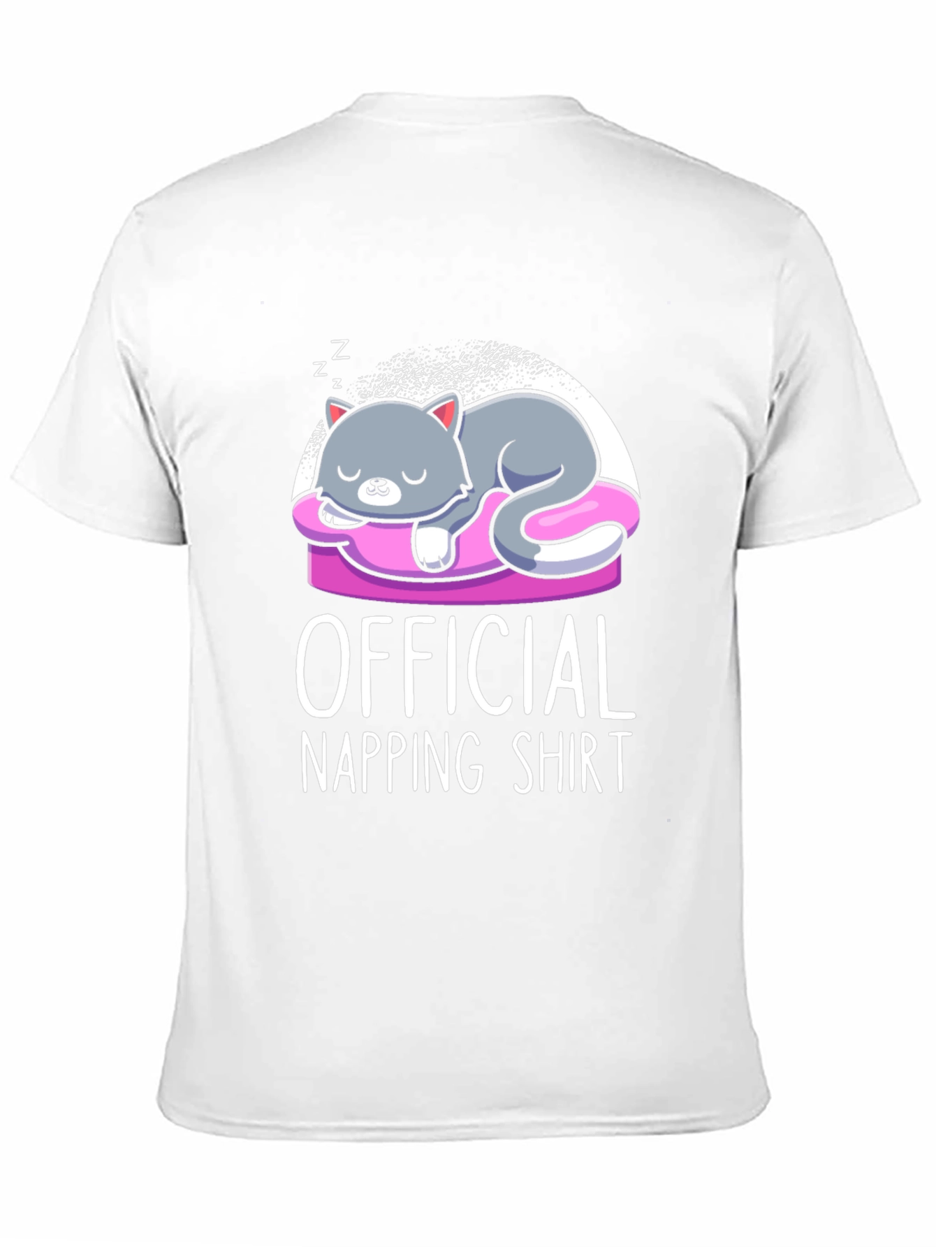 Official Napping Shirt - Cute Cat Design