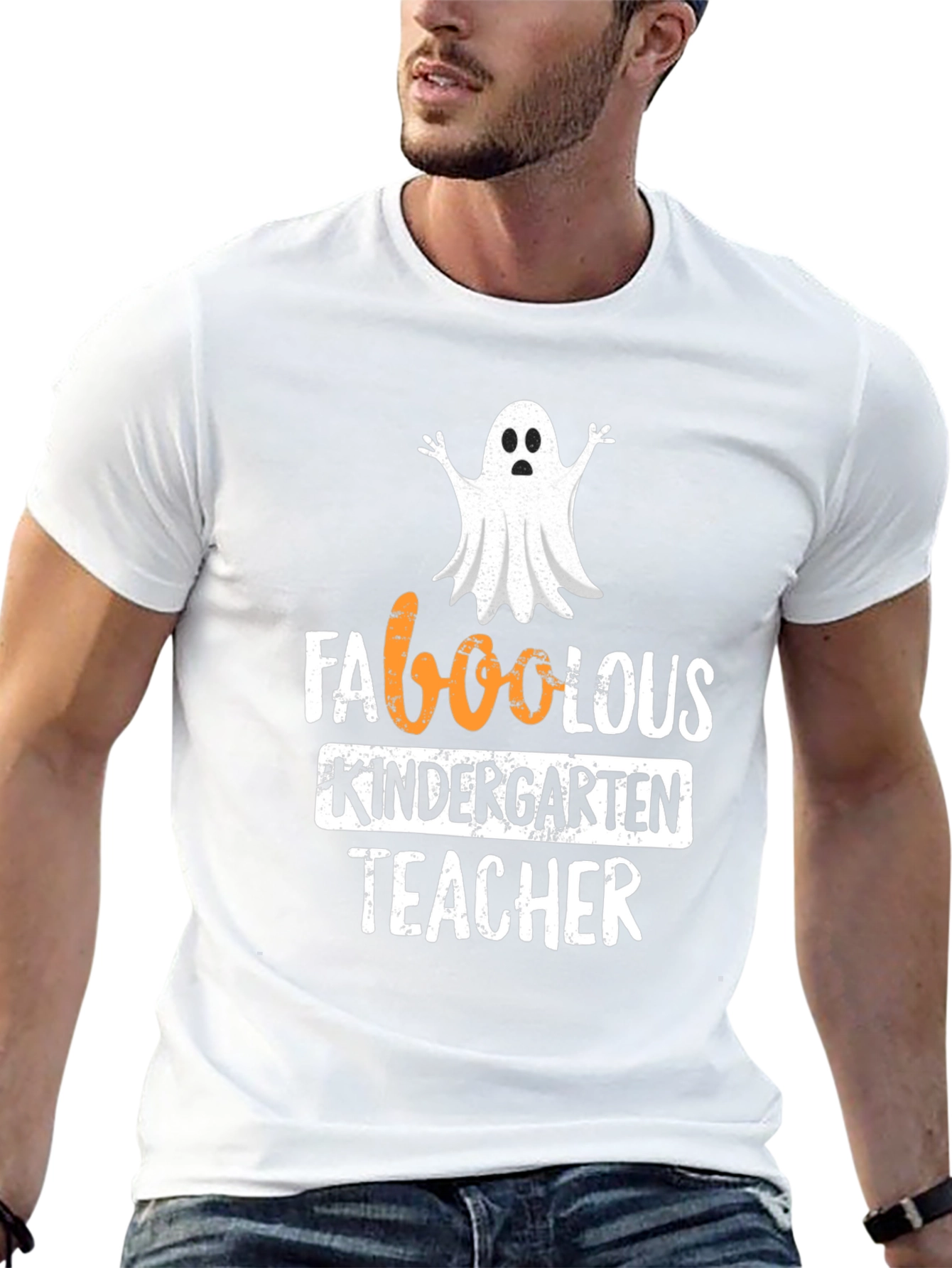 Fabulous Kindergarten Teacher Halloween T-Shirt