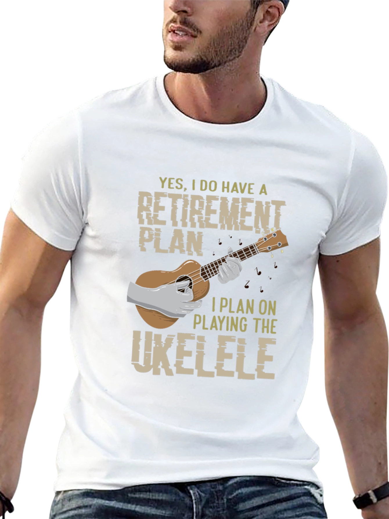 Retirement Ukulele Plan Graphic Tee