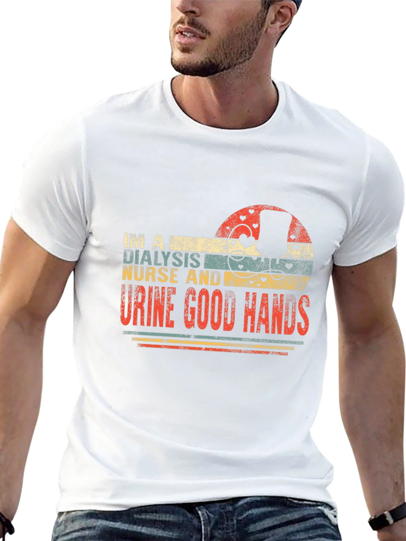 Dialysis Nurse T-Shirt - Urine Good Hands