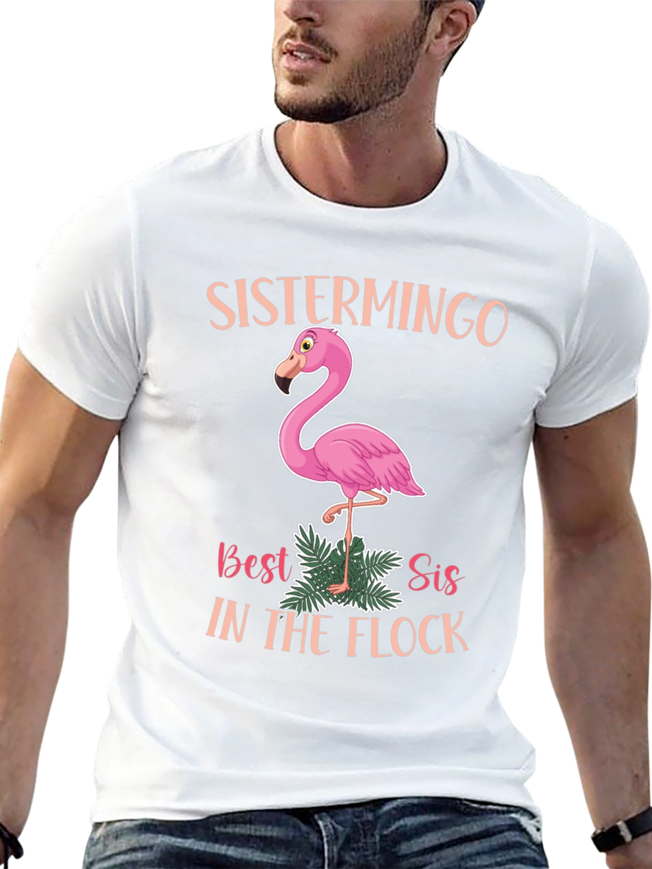 Sistermingo T-Shirt: Best Sis in the Flock!