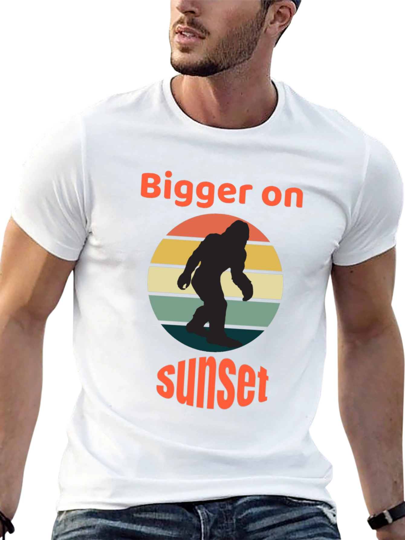 Bigger on Sunset Bigfoot T-Shirt