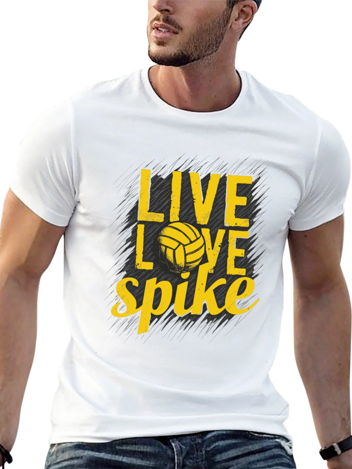 Live Love Spike Volleyball T-Shirt
