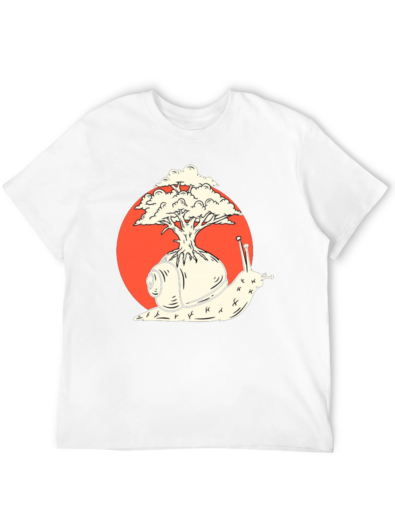 Snail Tree T-Shirt - Nature Inspired Graphic Tee