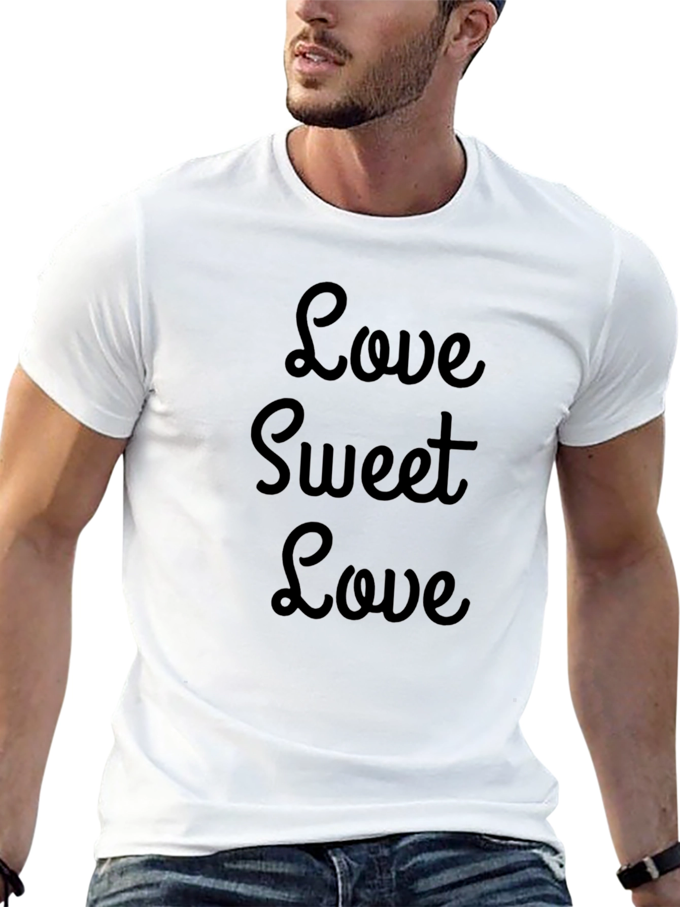 Love Sweet Love Black T-Shirt