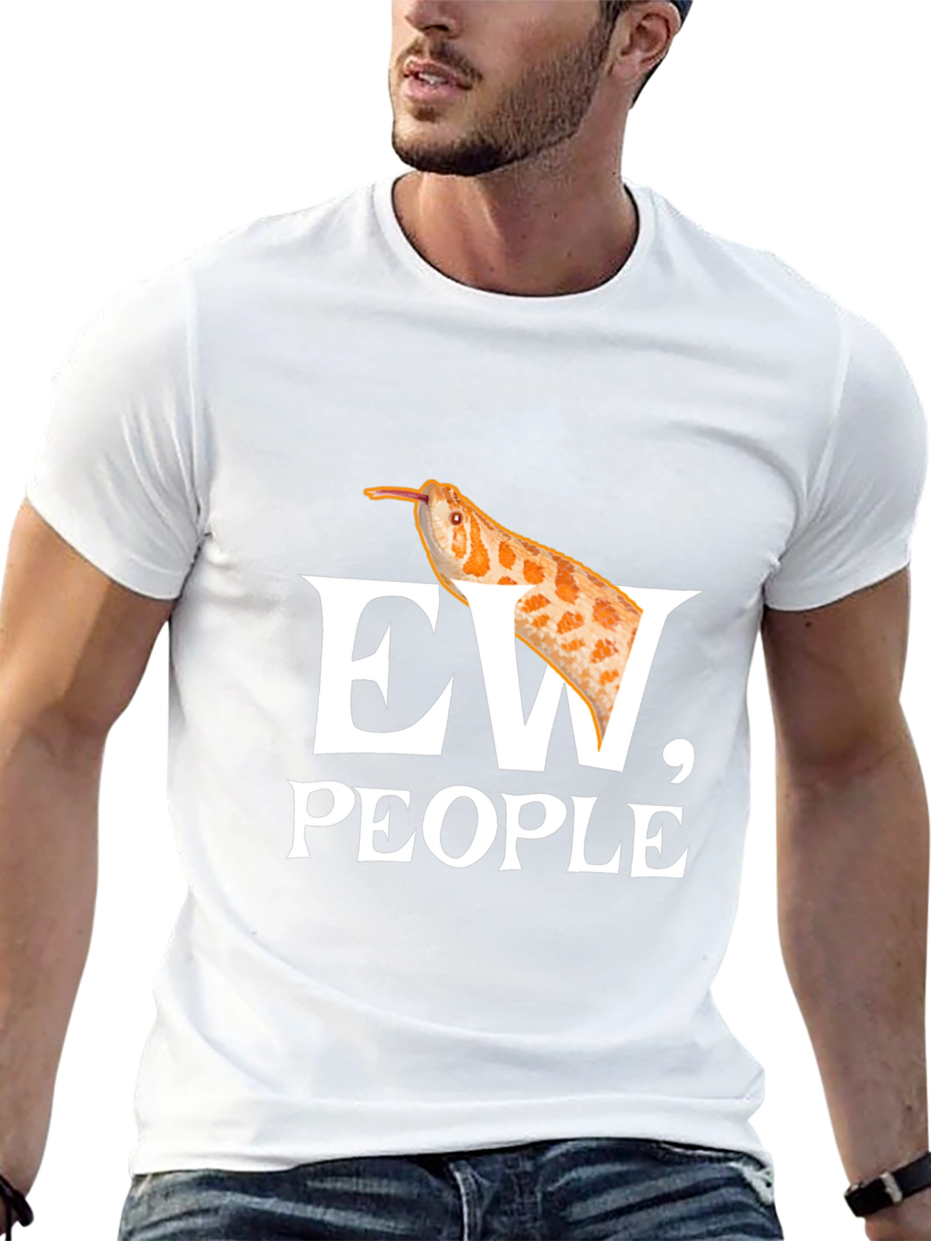 Ew People Snake Graphic T-Shirt