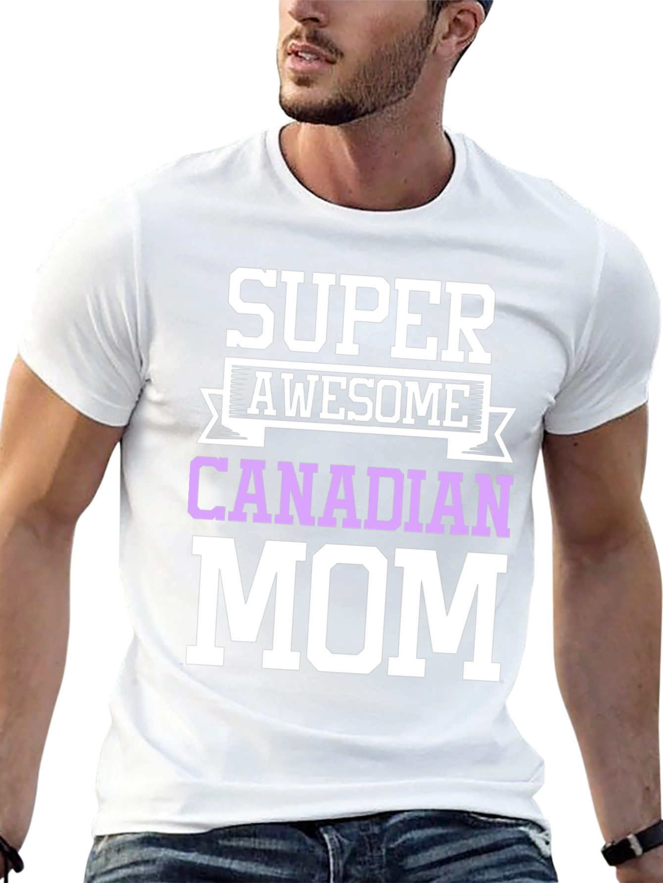 Super Awesome Canadian Mom T-Shirt