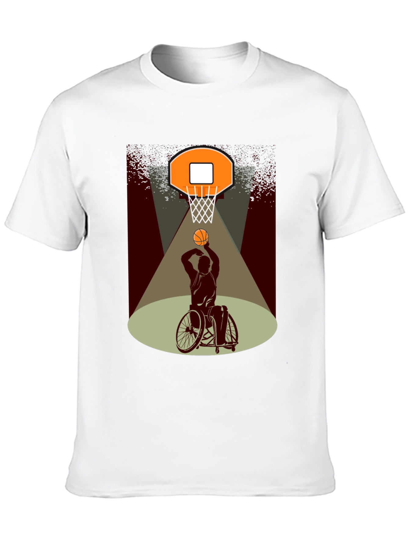 Wheelchair Basketball Graphic T-Shirt