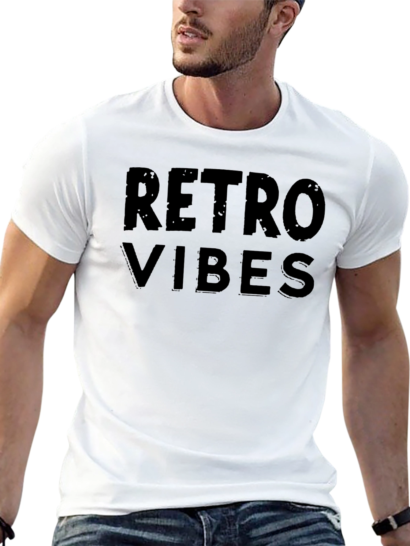 Retro Vibes Graphic T-Shirt - Trendy Casual Wear