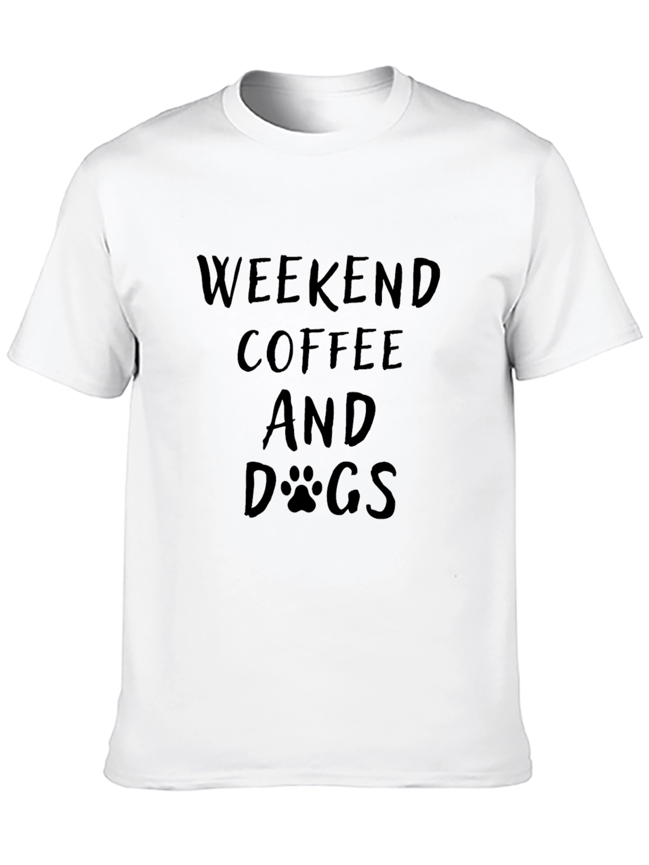 Weekend Coffee and Dogs Graphic T-Shirt