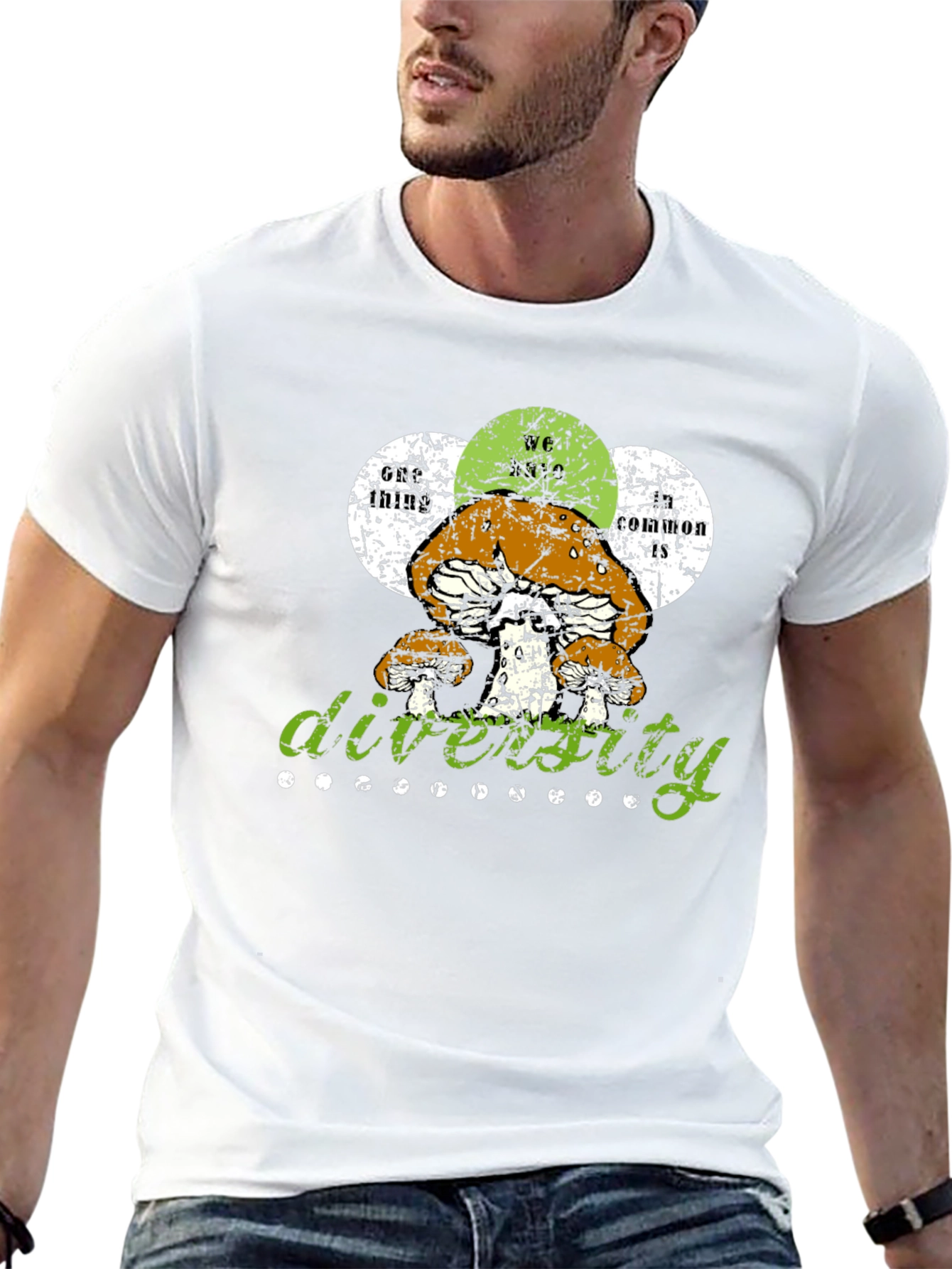 Diversity Mushroom Graphic T-Shirt - Unisex