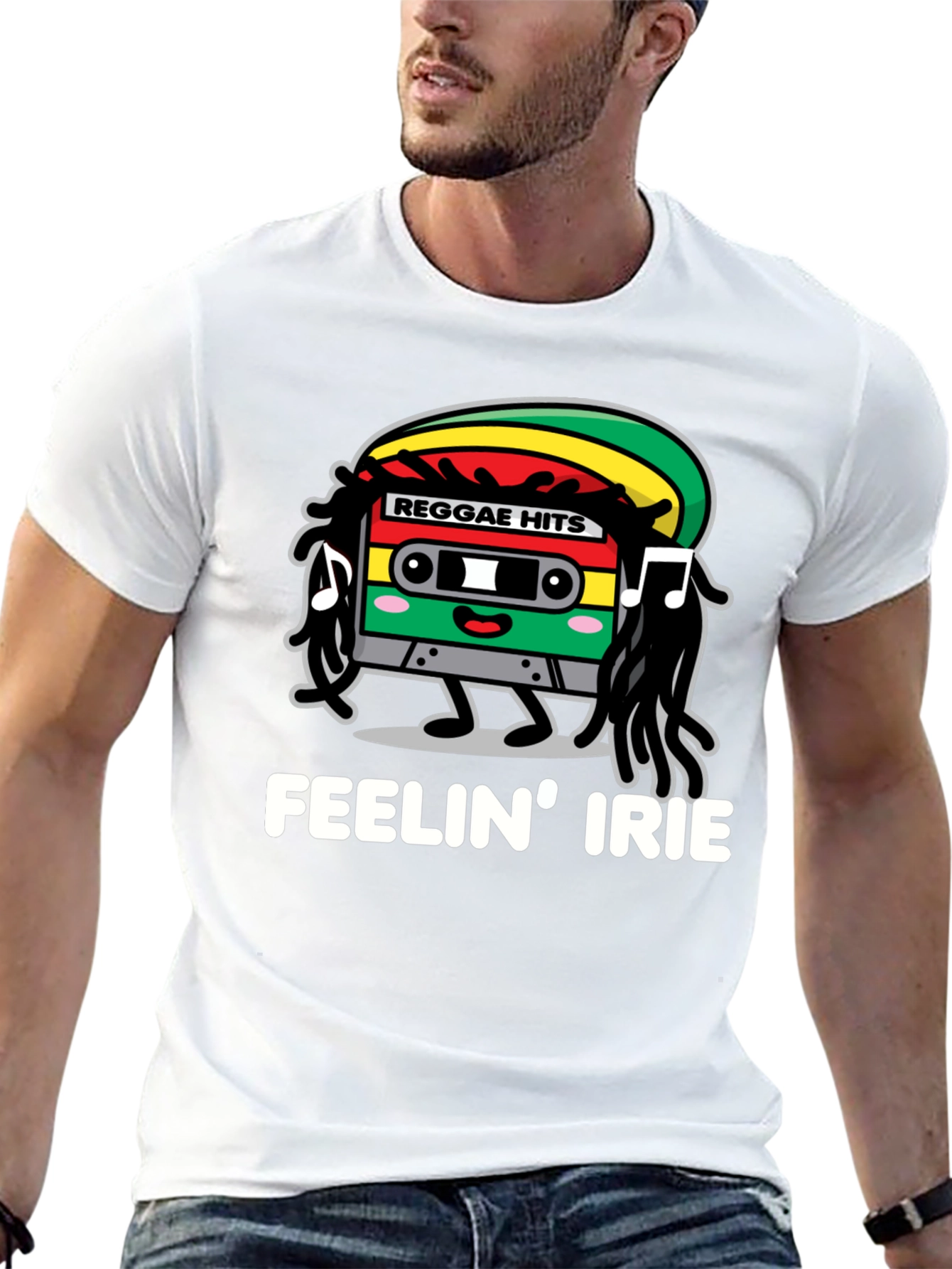 Feelin Irie Reggae Cassette T-Shirt