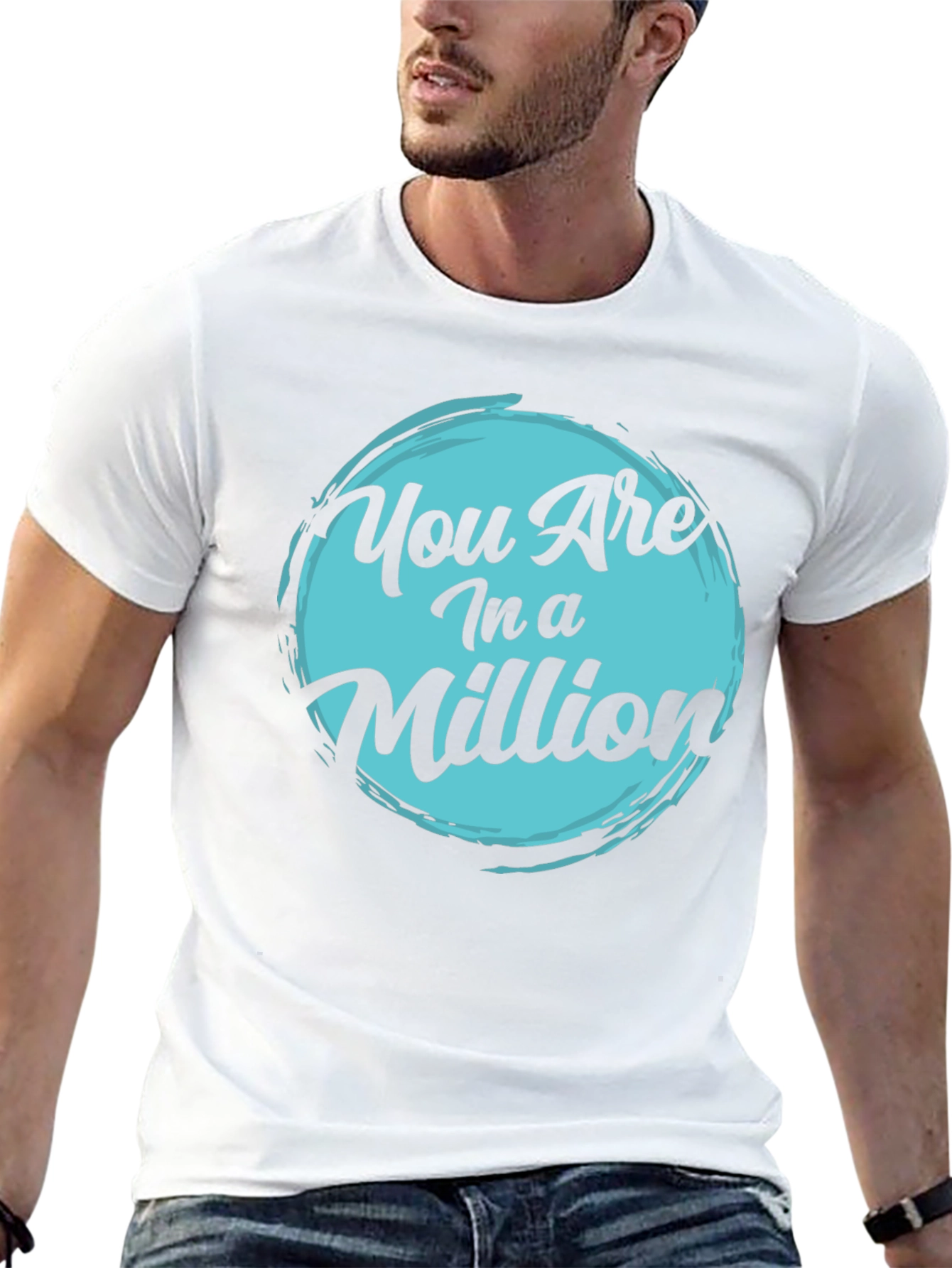 You Are In a Million Black Graphic T-Shirt