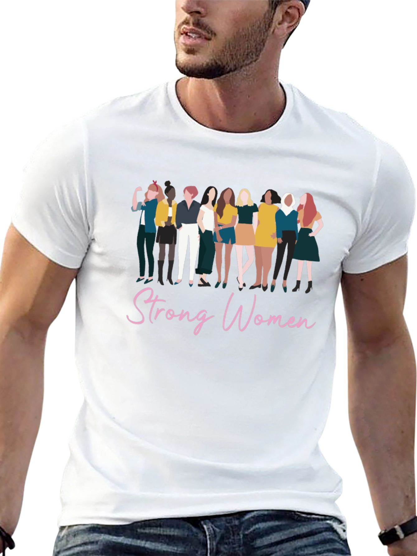 Strong Women Graphic Tee - Black Unisex T-Shirt