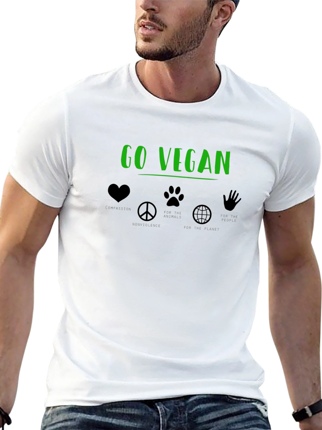 Go Vegan Graphic Tee