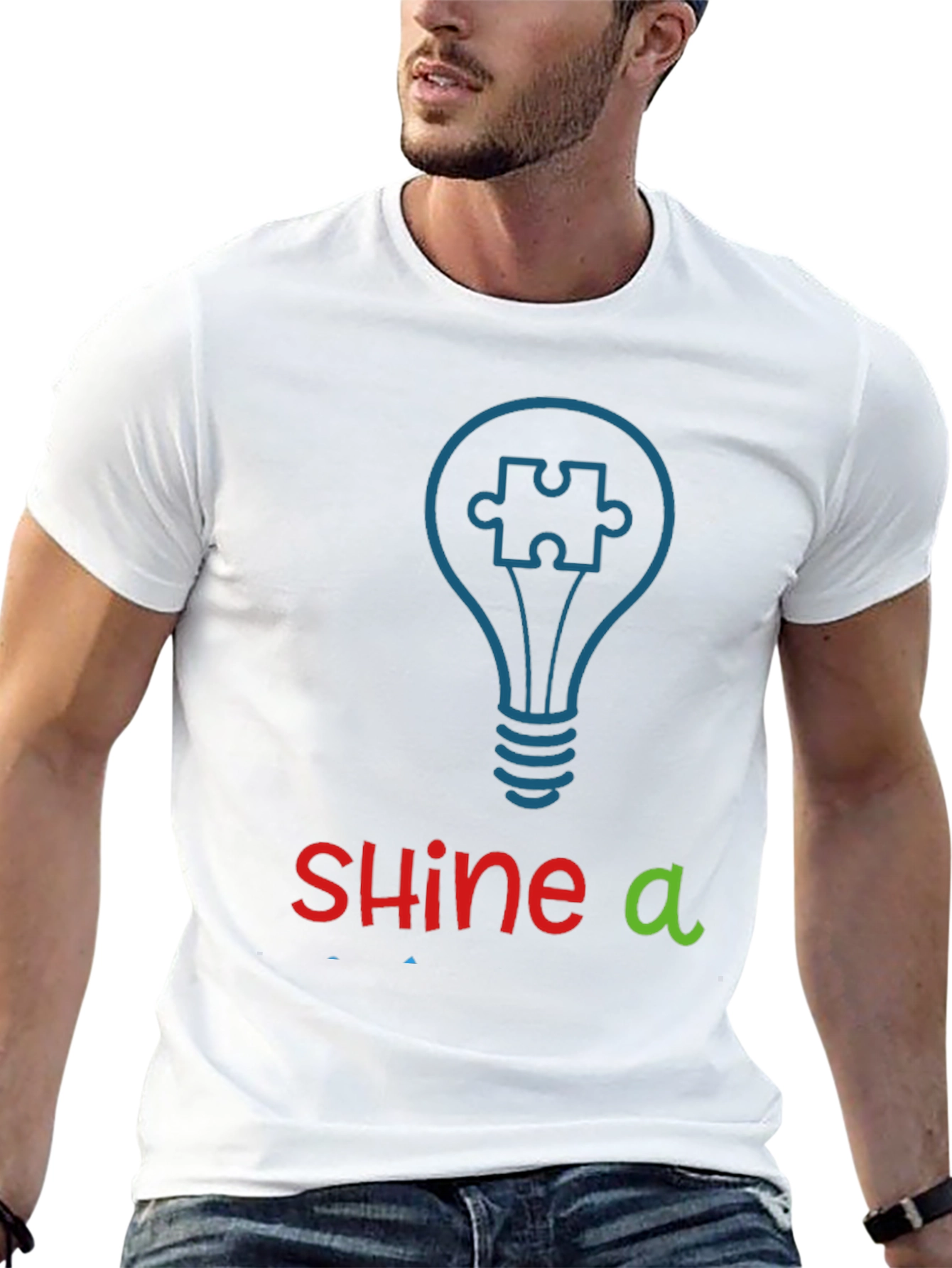 Shine a Light Autism Awareness T-Shirt