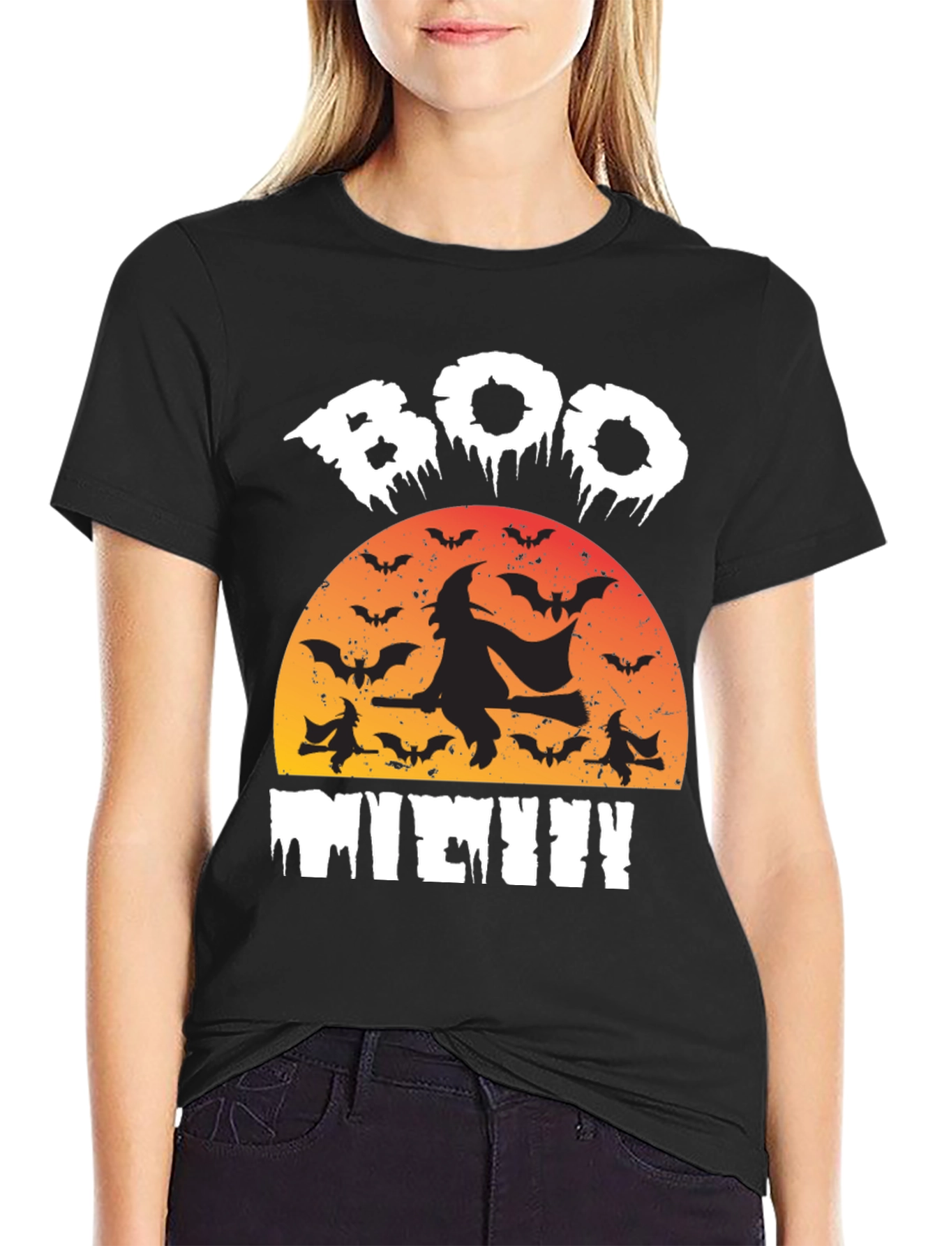 Halloween Witch Boo T-Shirt