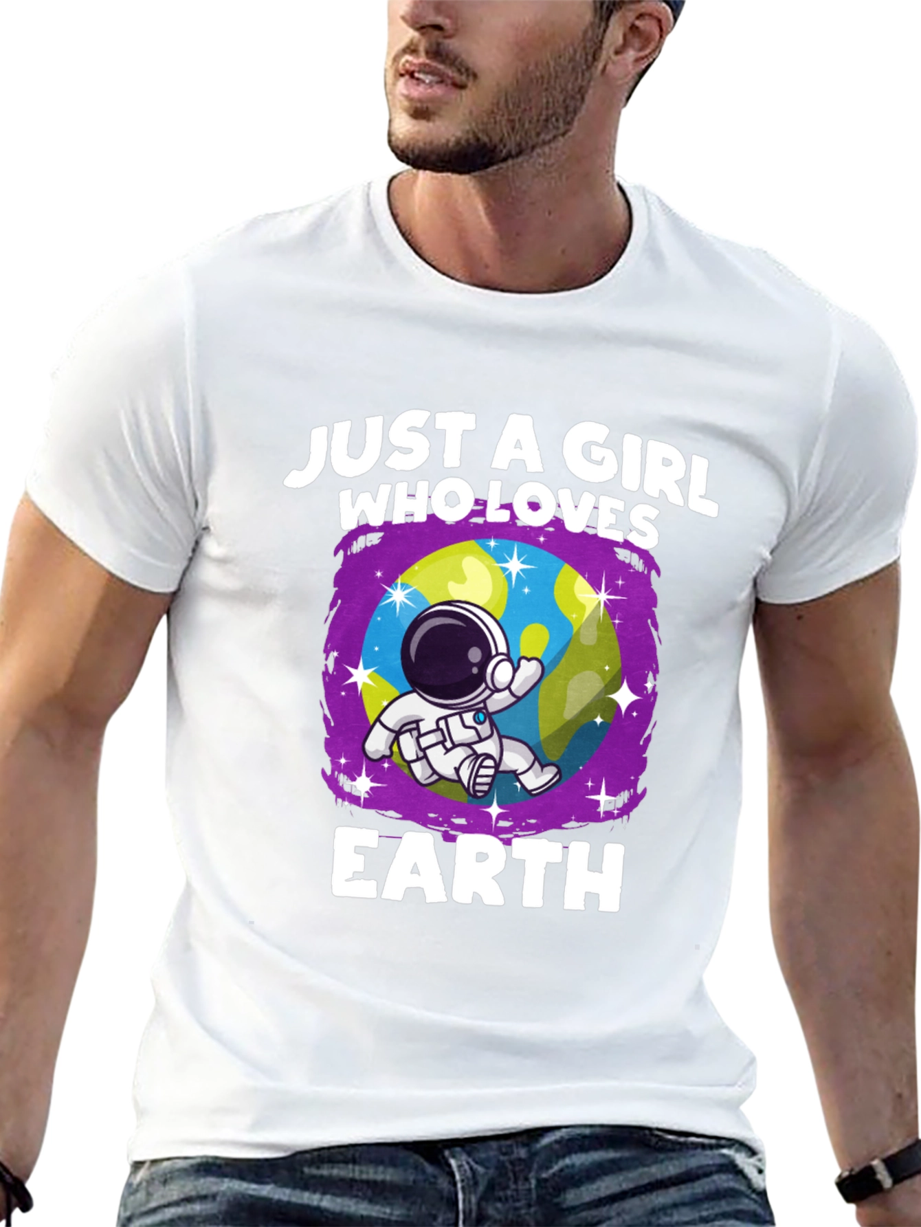 Just A Girl Who Loves Earth T-Shirt