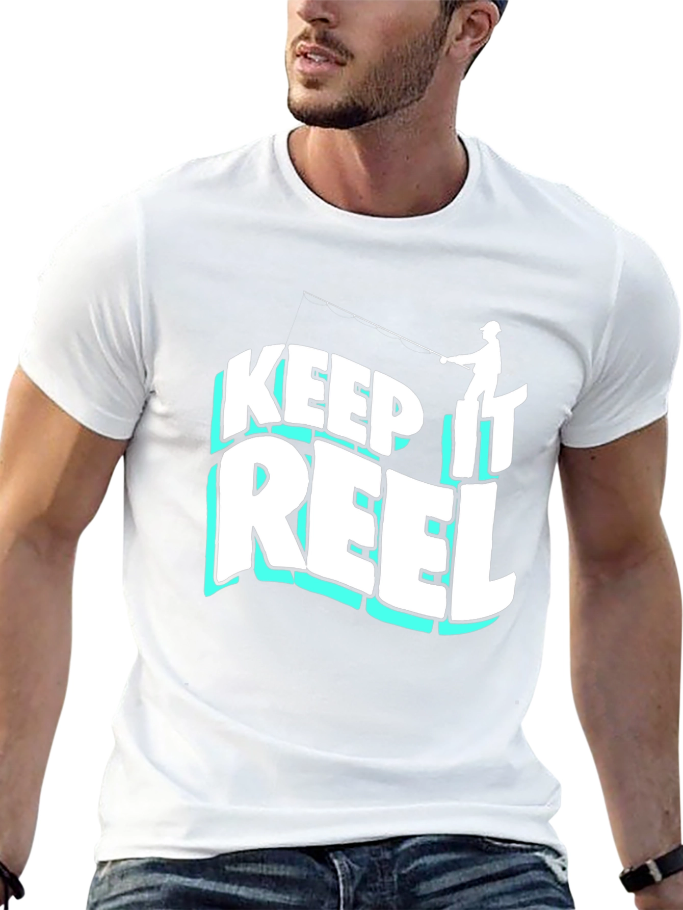 Keep It Reel Fishing Graphic T-Shirt
