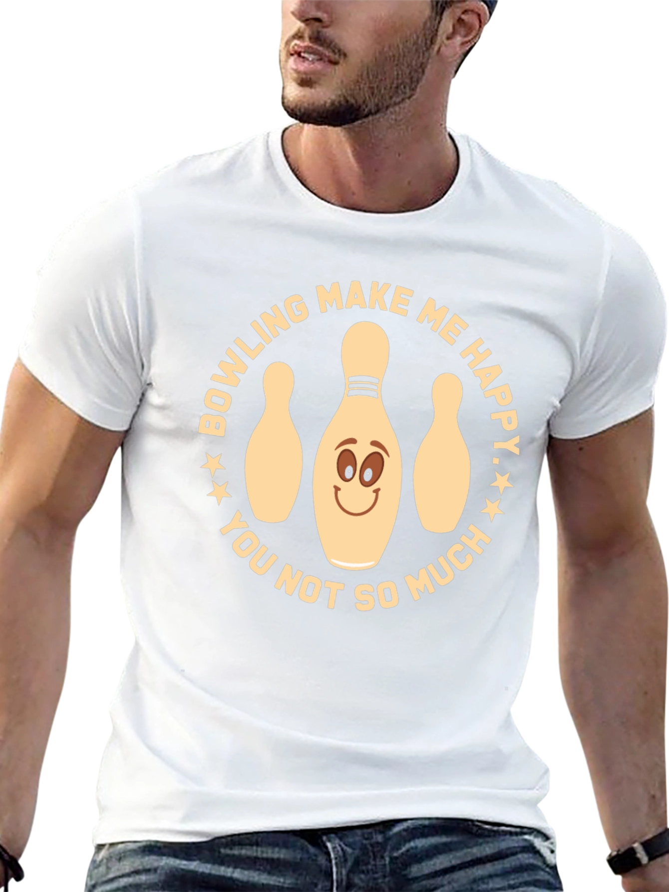 Bowling Makes Me Happy T-Shirt