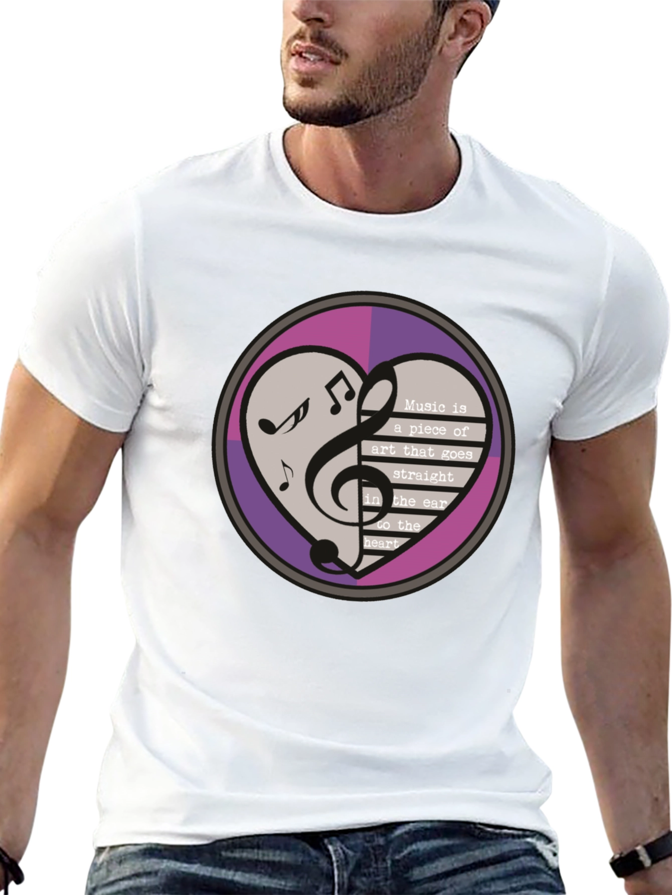 Musical Heart T-Shirt - Art to Heart