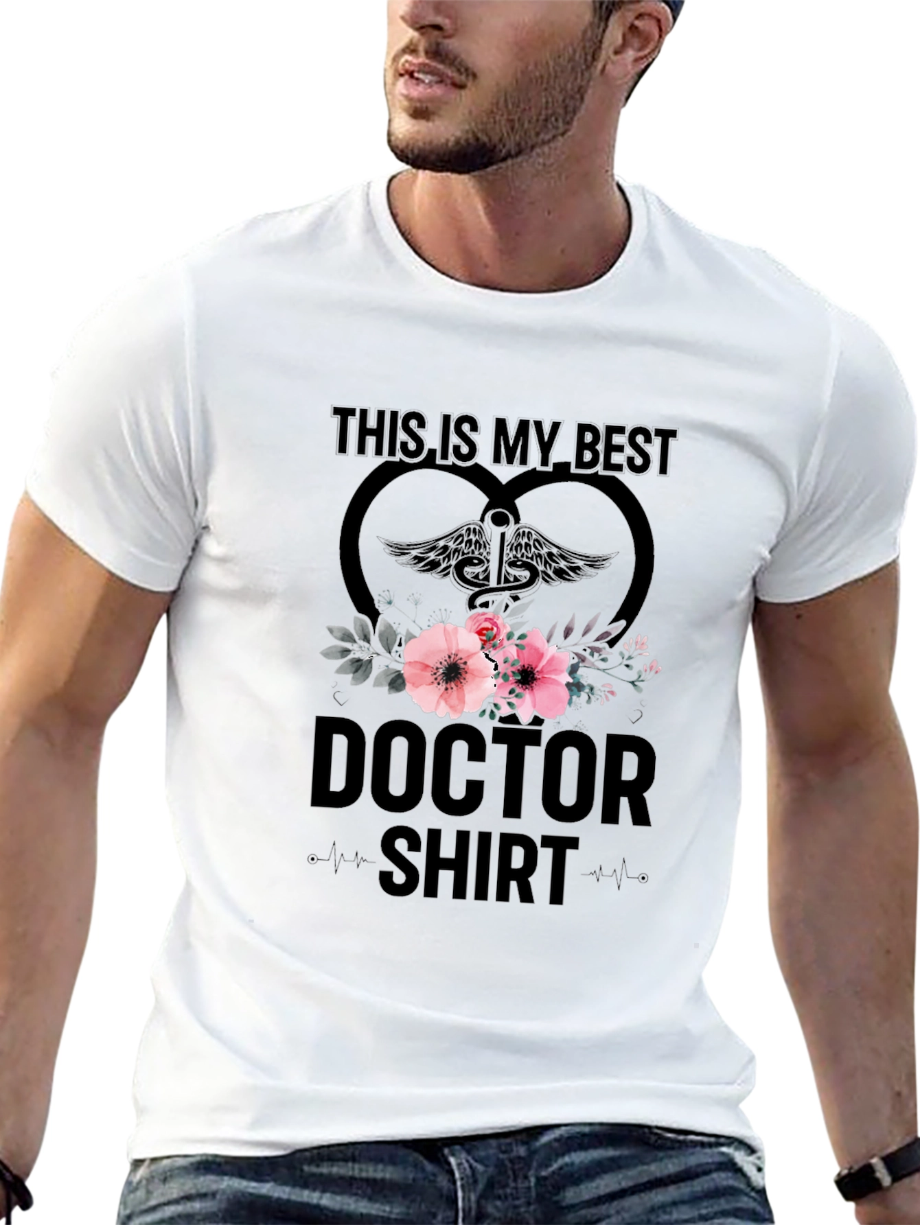 Doctor Shirt - Floral Medical Tee