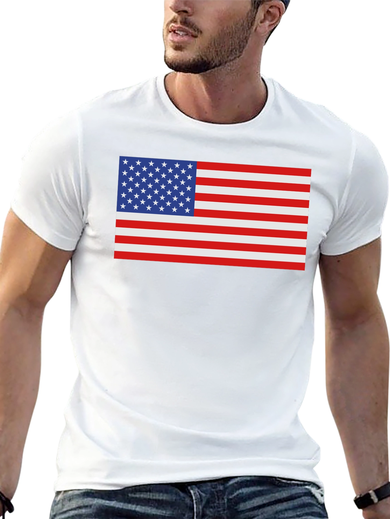American Flag Graphic Tee - Patriotic Pride