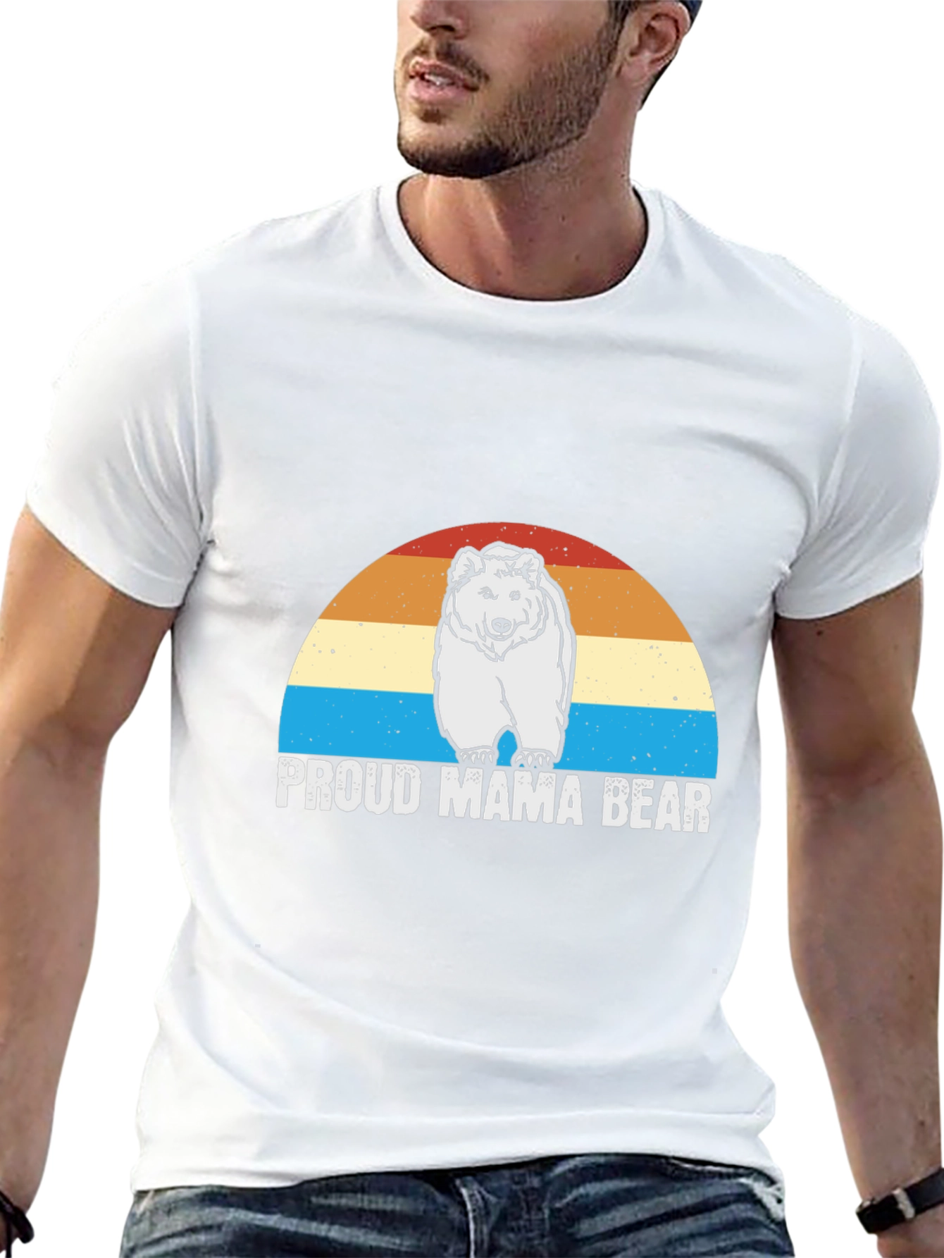 Proud Mama Bear T-Shirt - Black