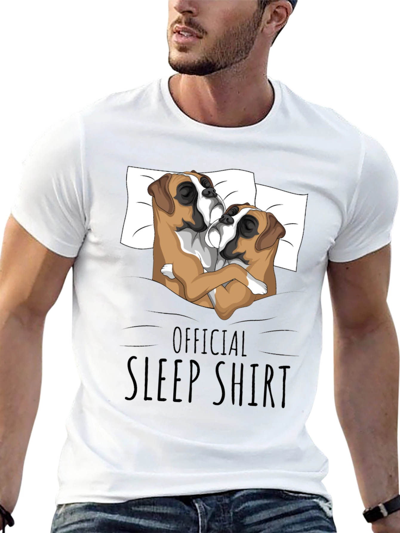 Official Boxer Dog Sleep Shirt