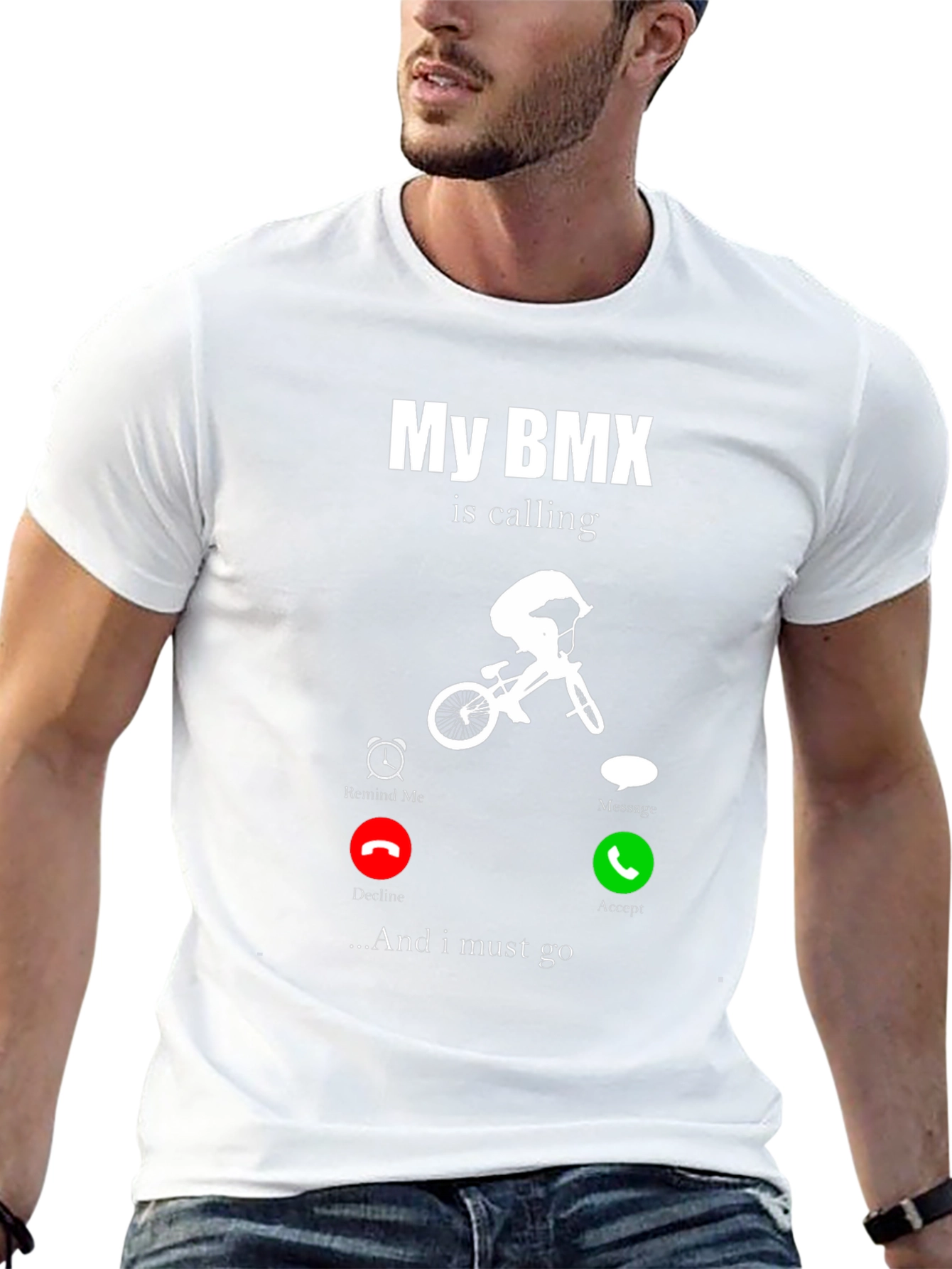 My BMX is Calling T-Shirt - Biker Gift