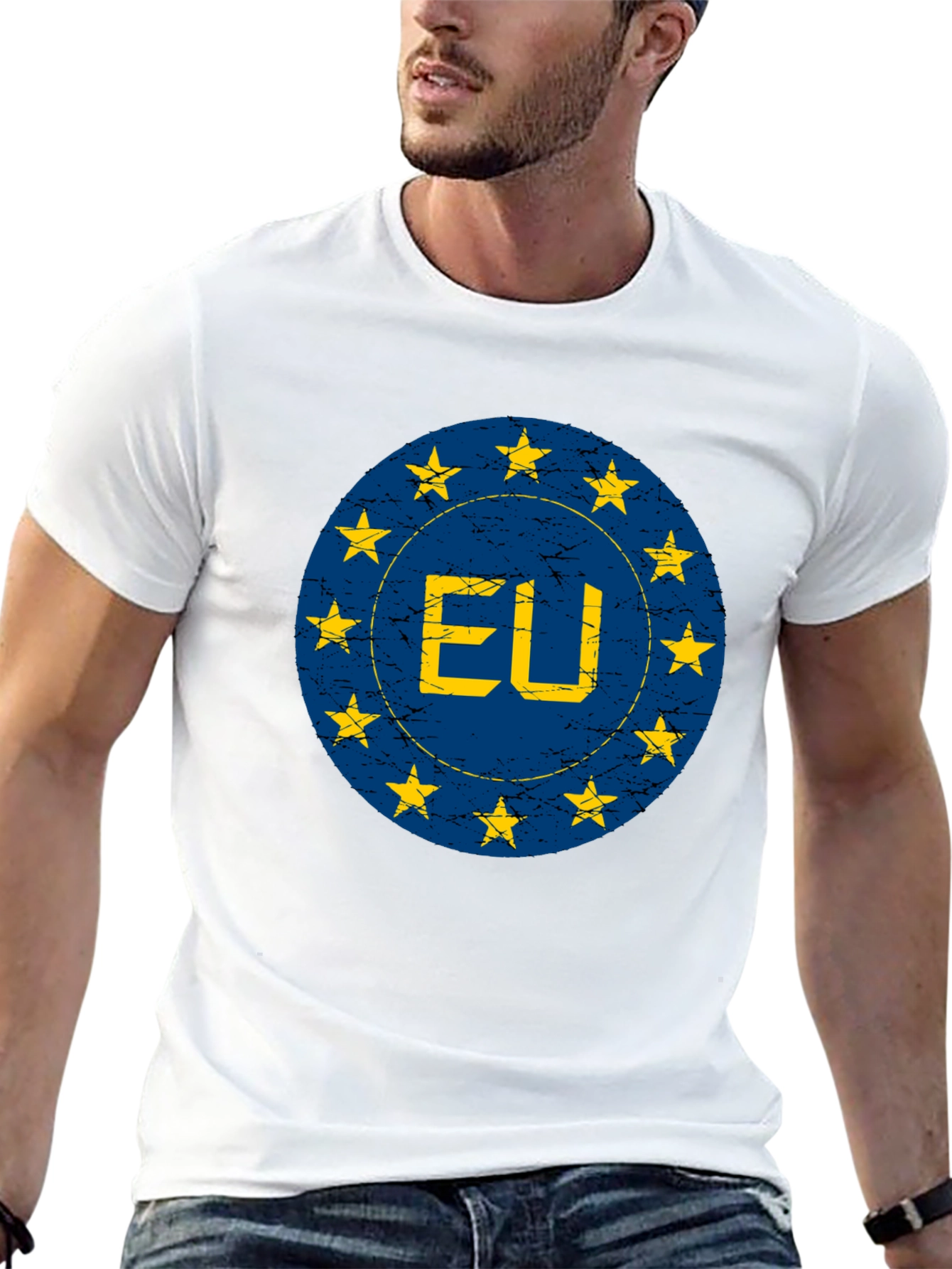 EU Flag Graphic T-Shirt - European Union Pride Tee