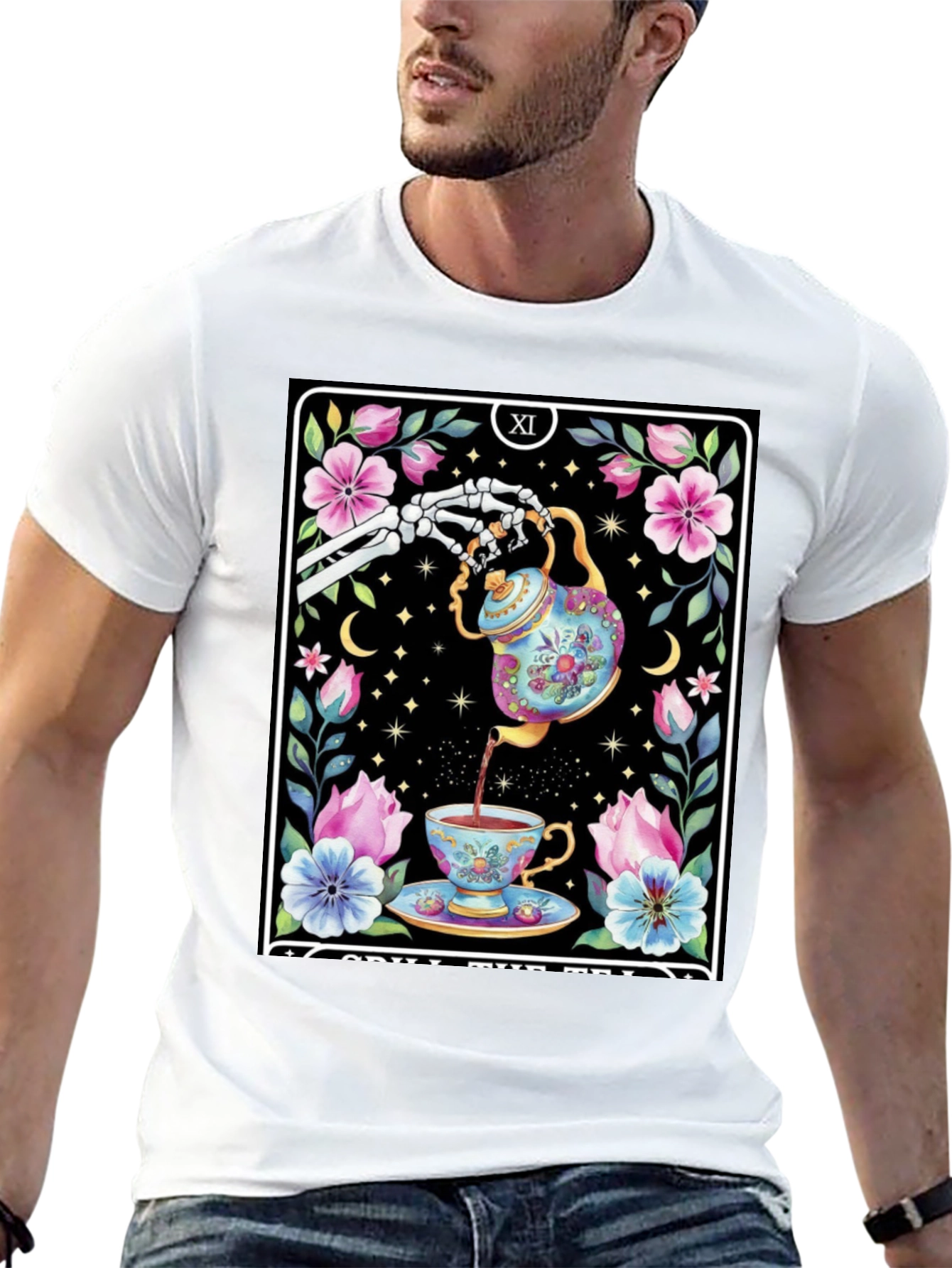 Spill the Tea Tarot Card T-Shirt