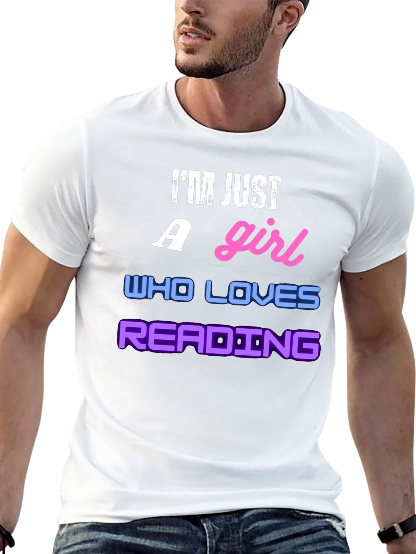 Im Just a Girl Who Loves Reading T-Shirt