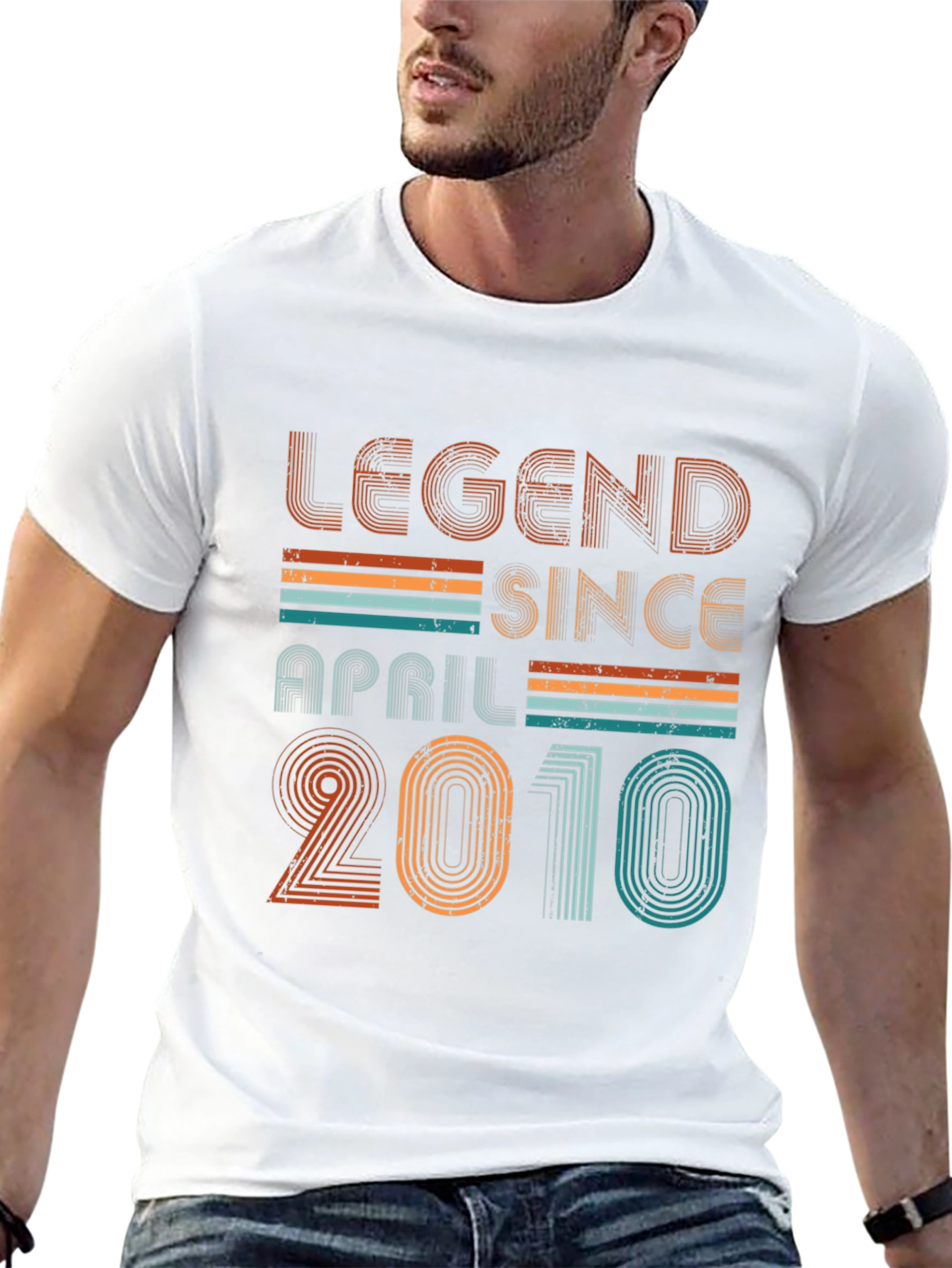 Legend Since April 2010 Black Graphic T-Shirt